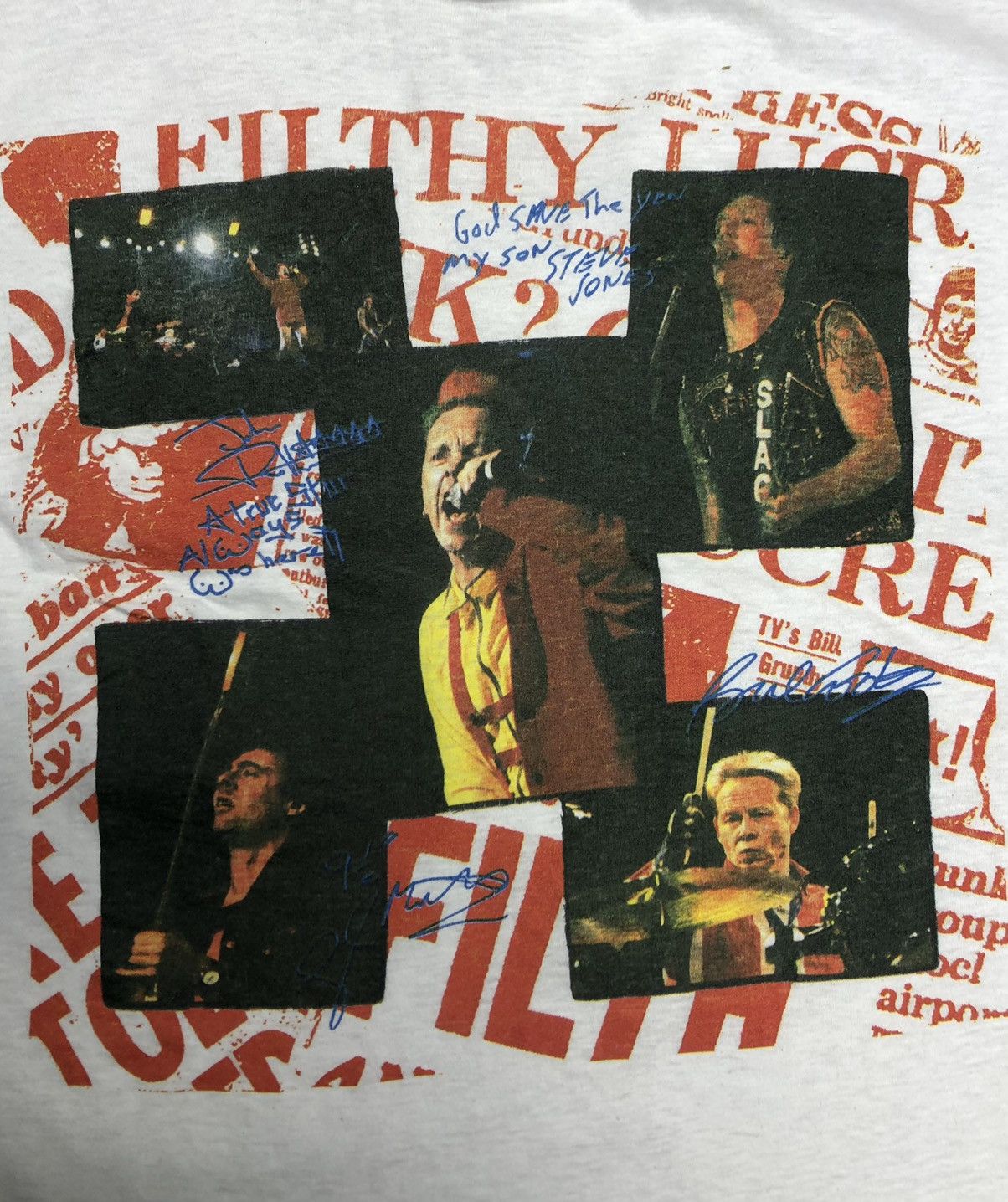 VINTAGE 90s SEX PISTOL THE FILTHY LUCRE TOUR LIVE in JAPAN