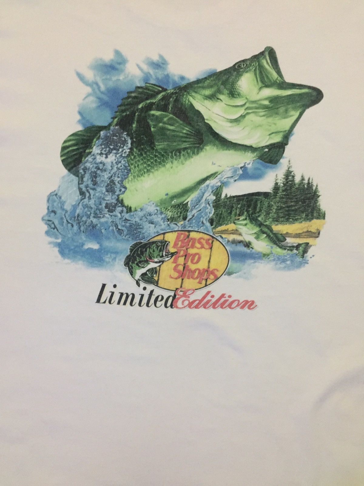 Japanese Brand Bass Pro Shops Big Logo Tee Size US XL / EU 56 / 4 - 6 Thumbnail