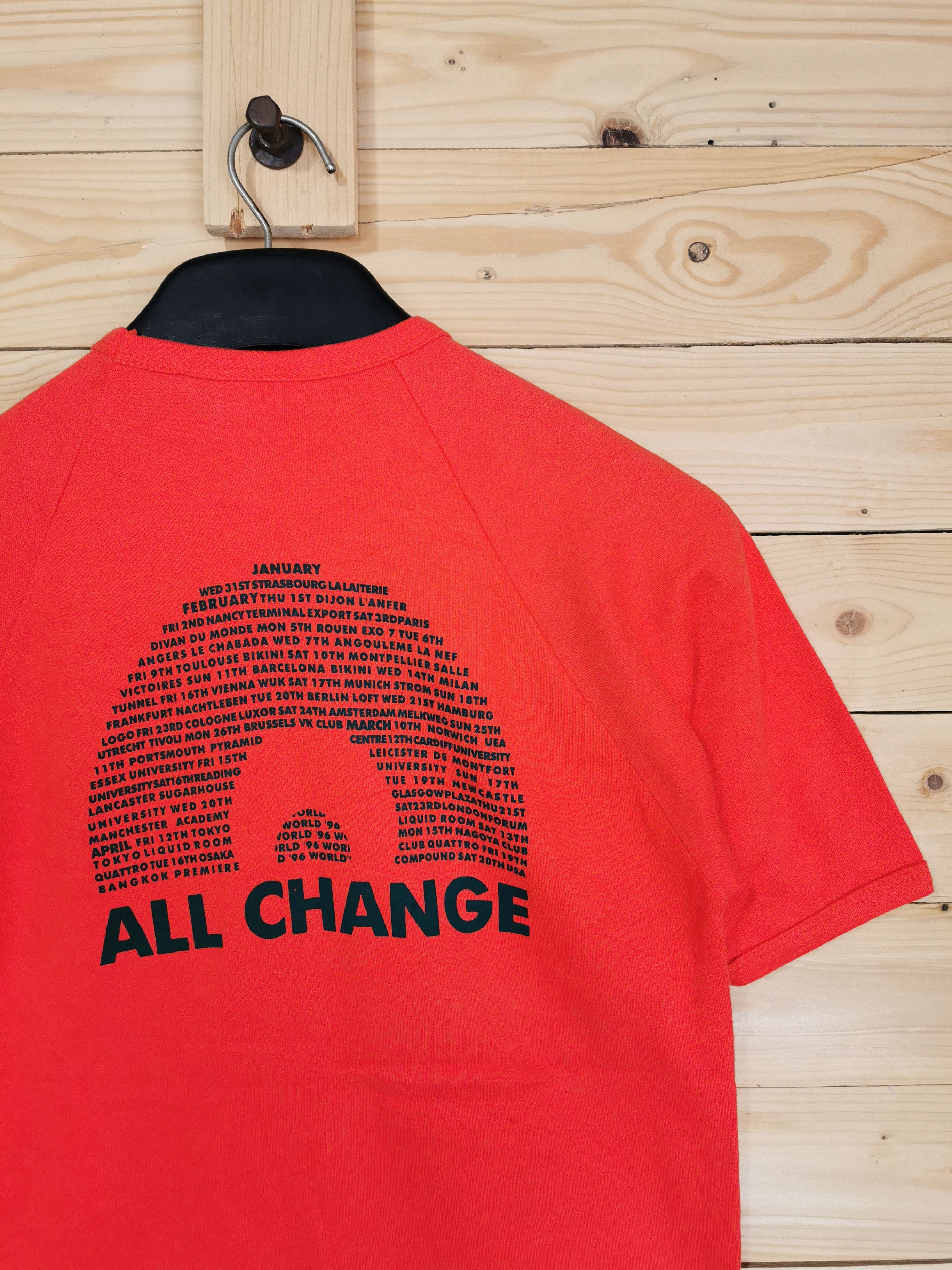 Vintage 1996 Vintage Cast Band All Change Album Tour Tee Grailed