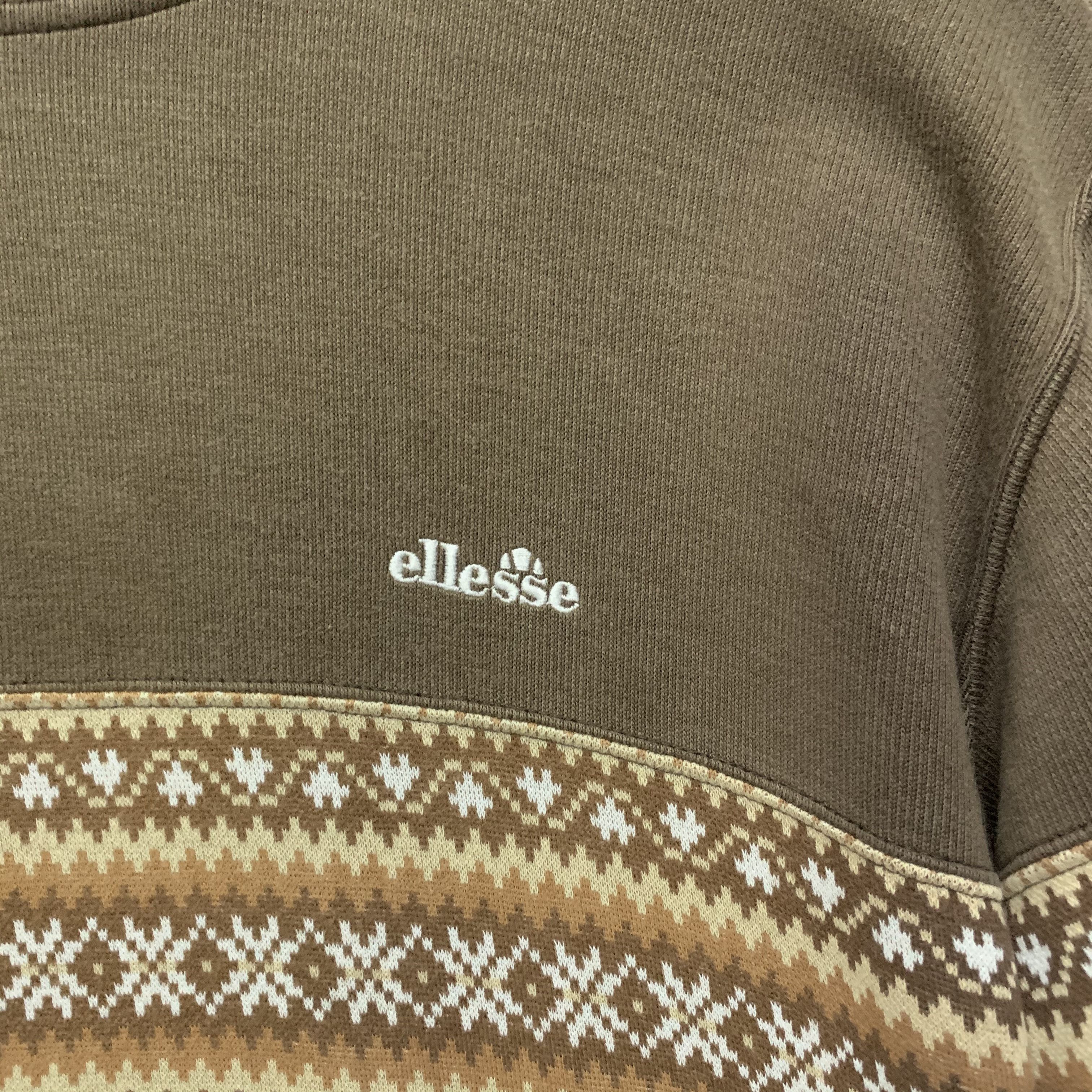 Ellesse Vintage Ellesse Embroidery Sweatshirt Art Tribal Design Size US M / EU 48-50 / 2 - 2 Thumbnail