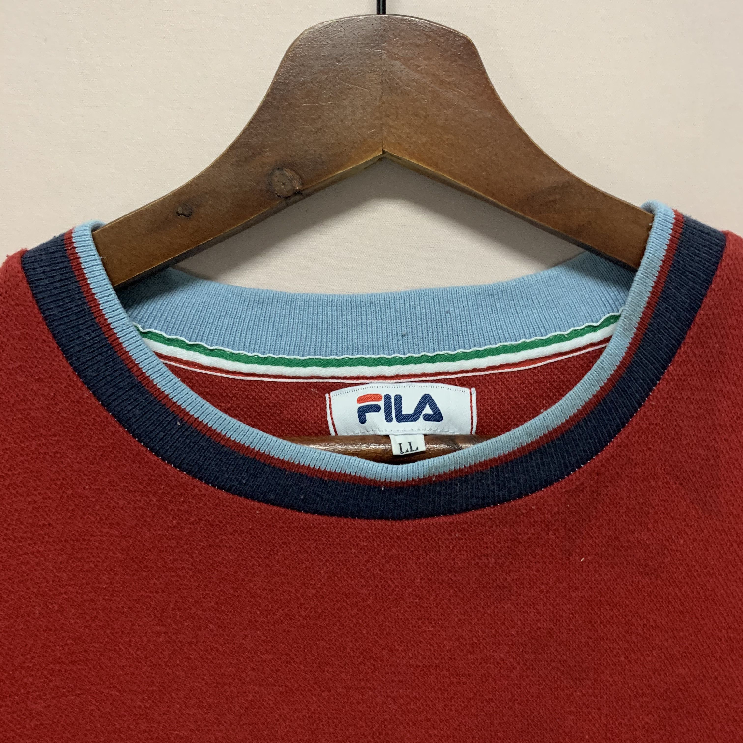 Fila 🔥SEND OFFERS🔥 Vintage Fila Embroidery Crewneck Sweatshirt Size US L / EU 52-54 / 3 - 6 Thumbnail