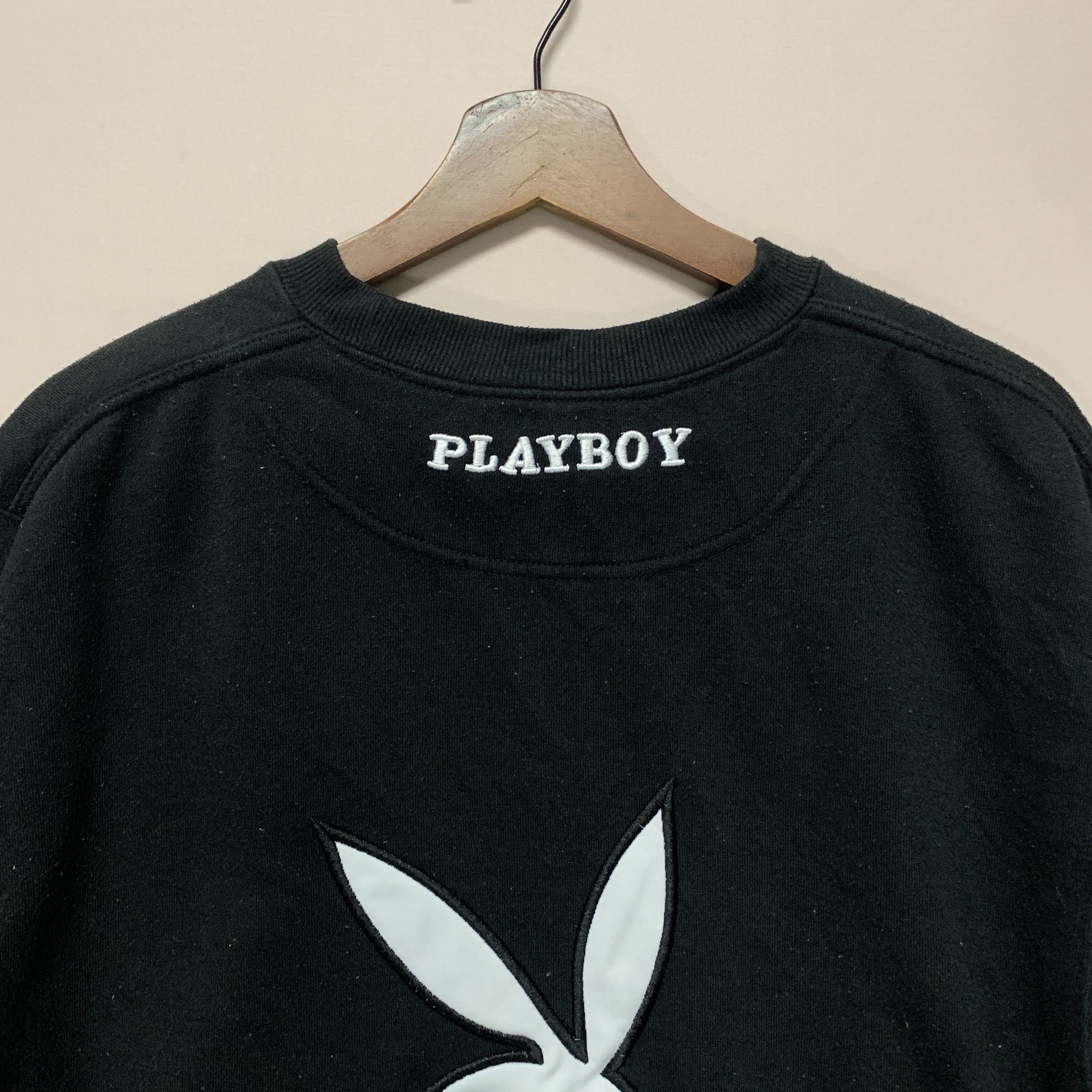 Playboy Vintage Playboy Big Logo Embroidery Crewneck Sweater Size US M / EU 48-50 / 2 - 9 Thumbnail