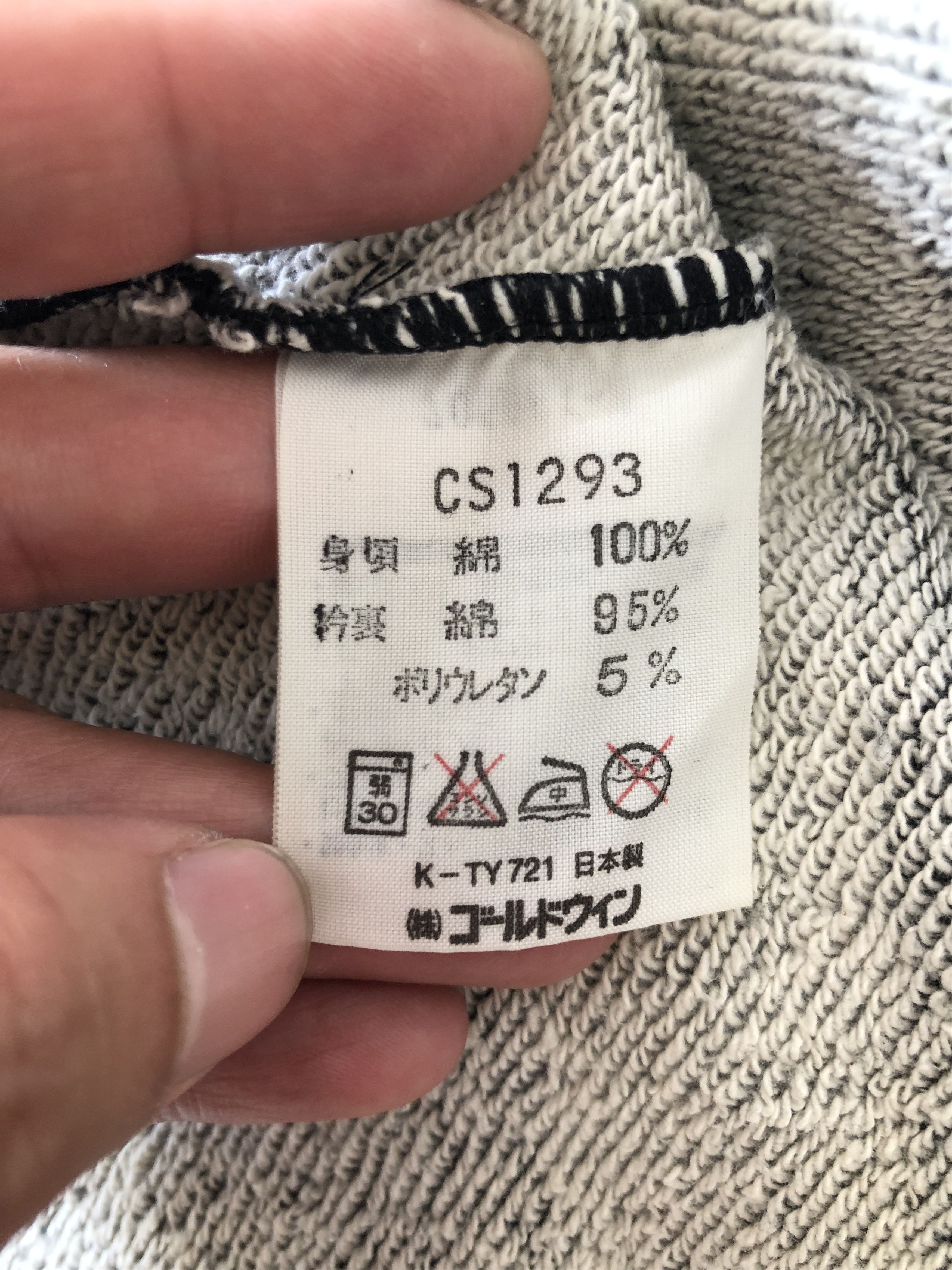 VINTAGE 90’S CHAMPION PRODUCTS JAPAN ZIPPER NECK SWEATSHIRT