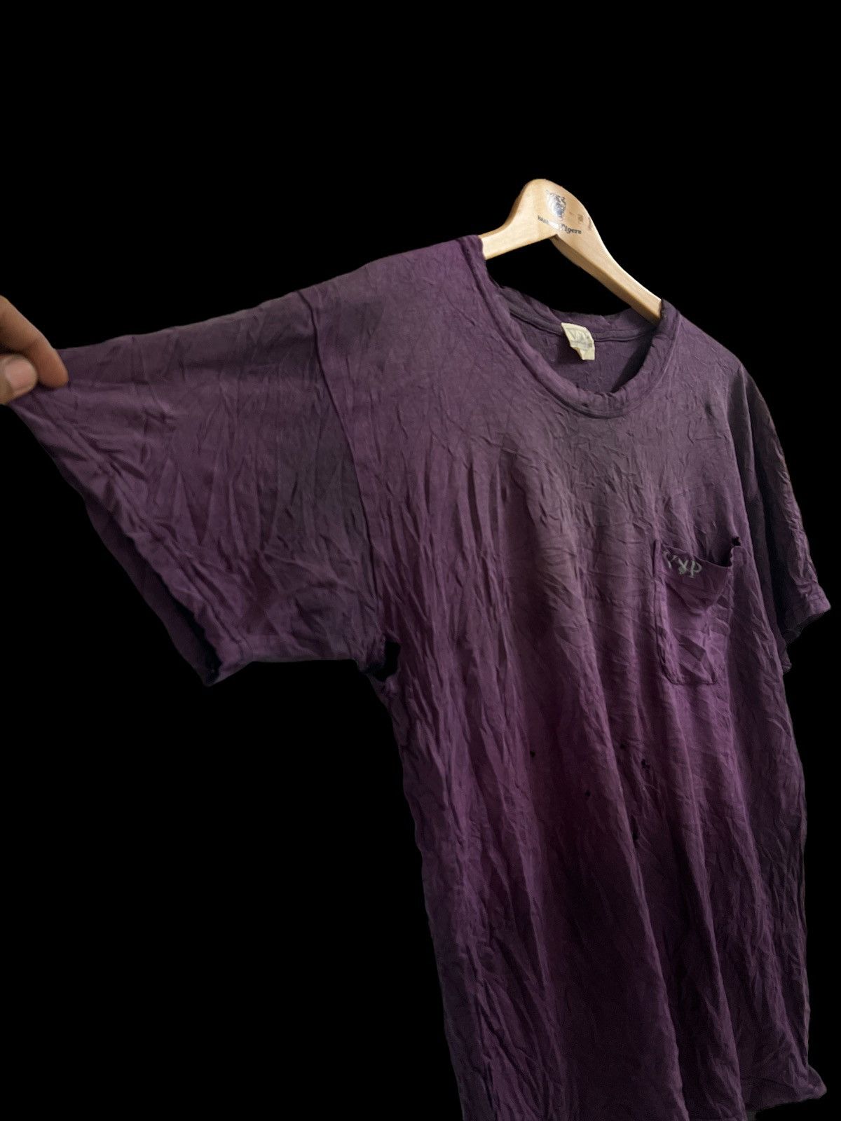 Playboy VINTAGE THRASHED PURPLE PLAYBOY ERD GRUNGE TSHIRT Size US M / EU 48-50 / 2 - 3 Thumbnail