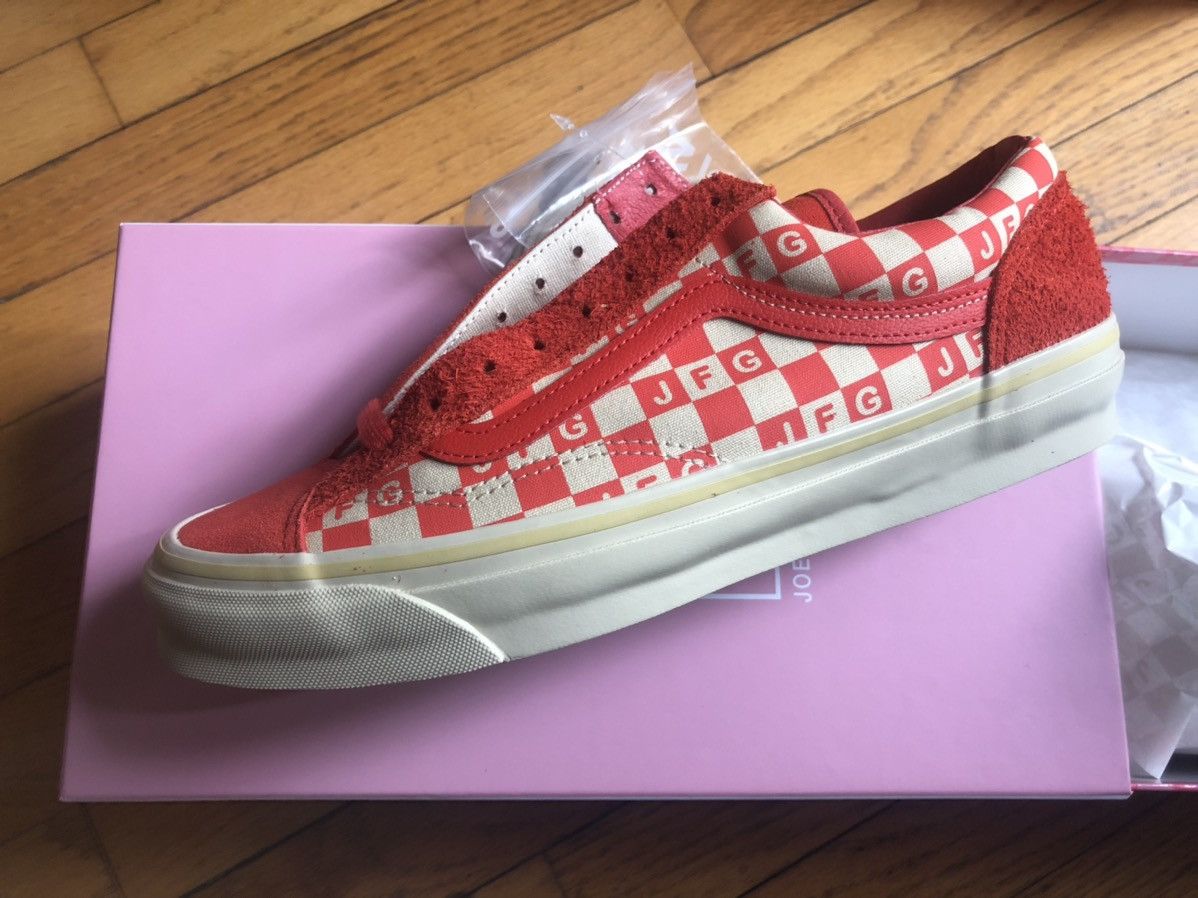 Joe Freshgoods JFG Joe Fresh Goods Vans OG Style 36 Honeymoon Stage Red 10 Size US 10 / EU 43 - 1 Thumbnail