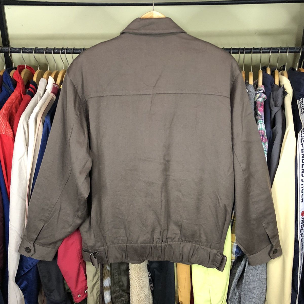 Pierre Balmain × Vintage Vintage 80s Bikers Wool Jacket Pierre Balmain Size US L / EU 52-54 / 3 - 2 Thumbnail
