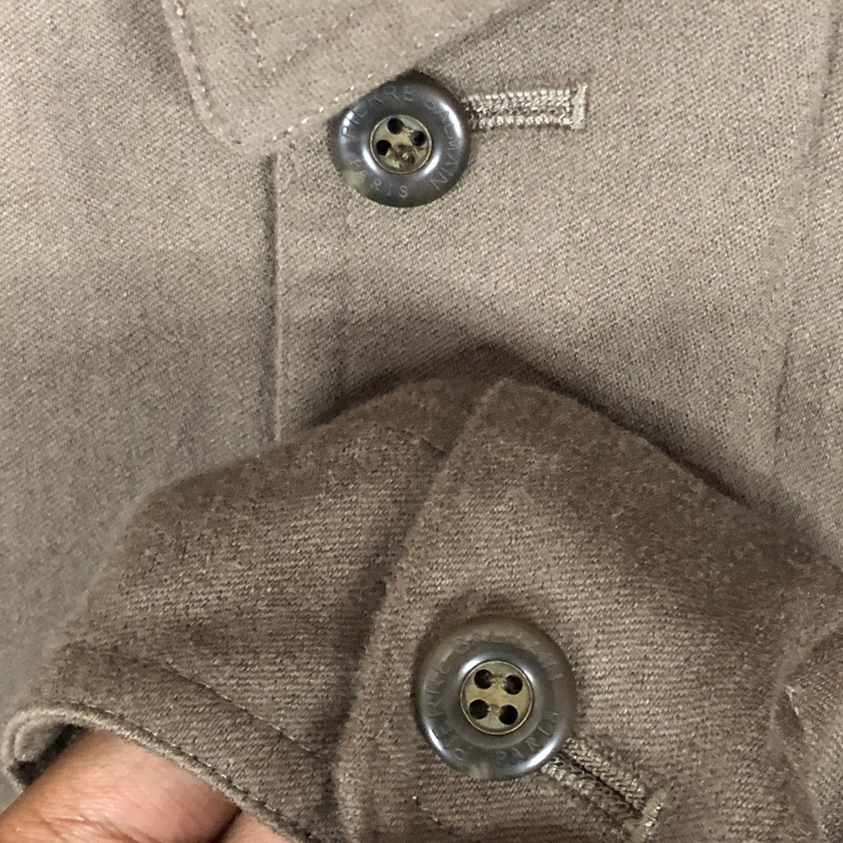 Pierre Balmain × Vintage Vintage 80s Bikers Wool Jacket Pierre Balmain Size US L / EU 52-54 / 3 - 6 Thumbnail