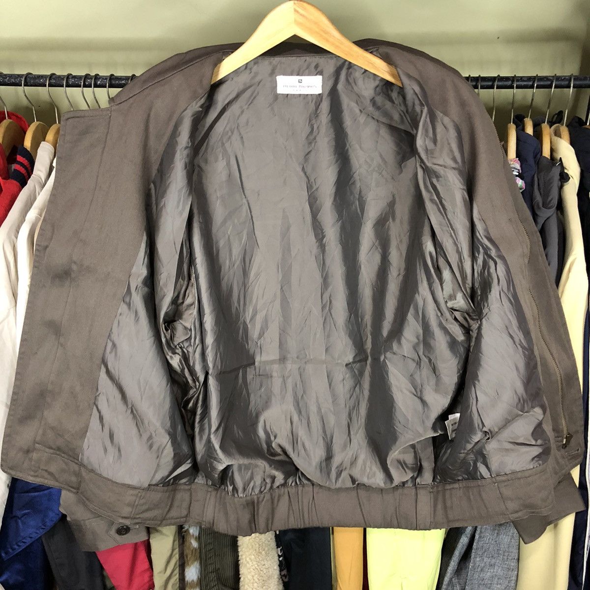 Pierre Balmain × Vintage Vintage 80s Bikers Wool Jacket Pierre Balmain Size US L / EU 52-54 / 3 - 4 Thumbnail