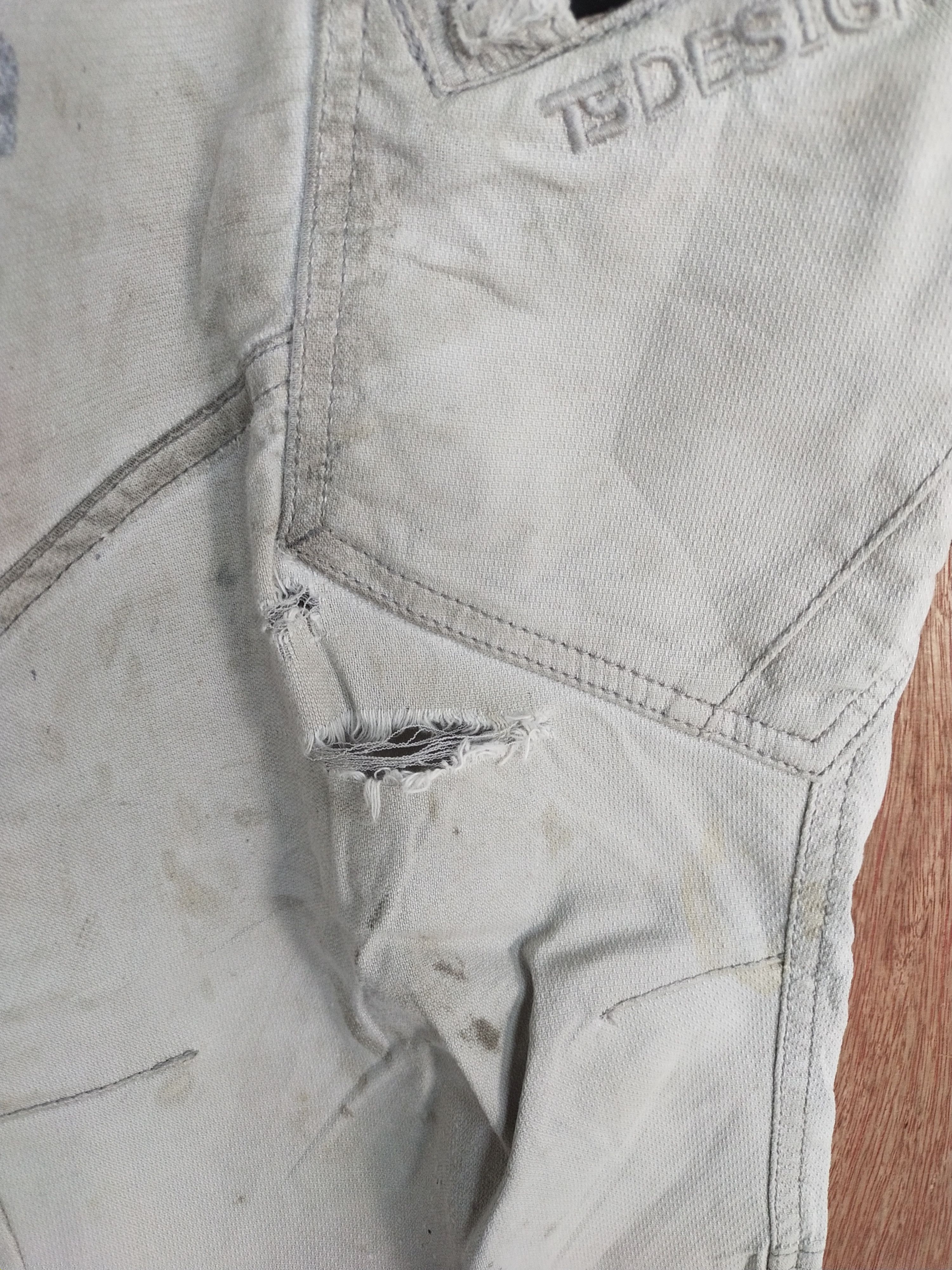 Japanese Brand TS Design dirty thrashed multipocket cargo pants #S121 Size US 37 - 5 Thumbnail