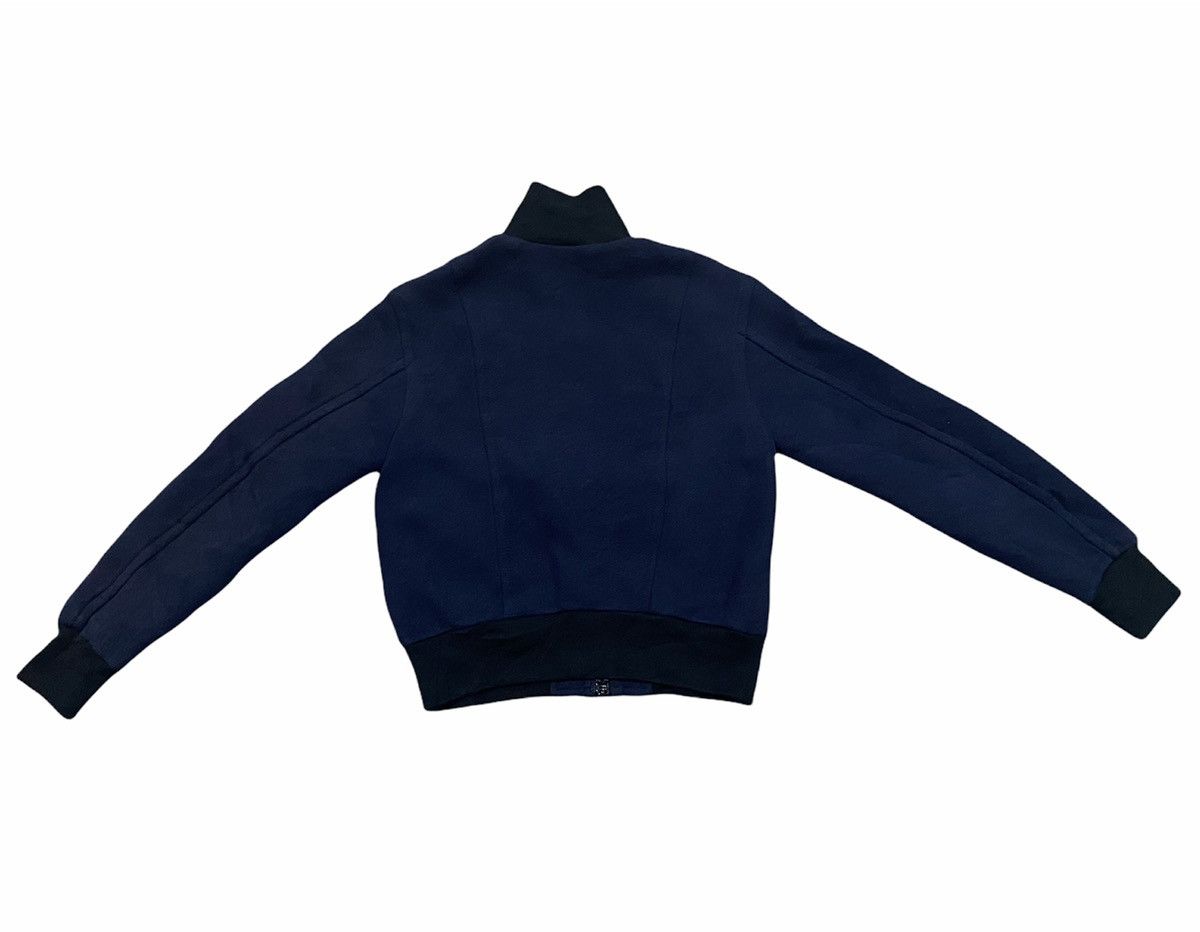 SACAI NAVY BLUE ZIPPER SWEATERS
