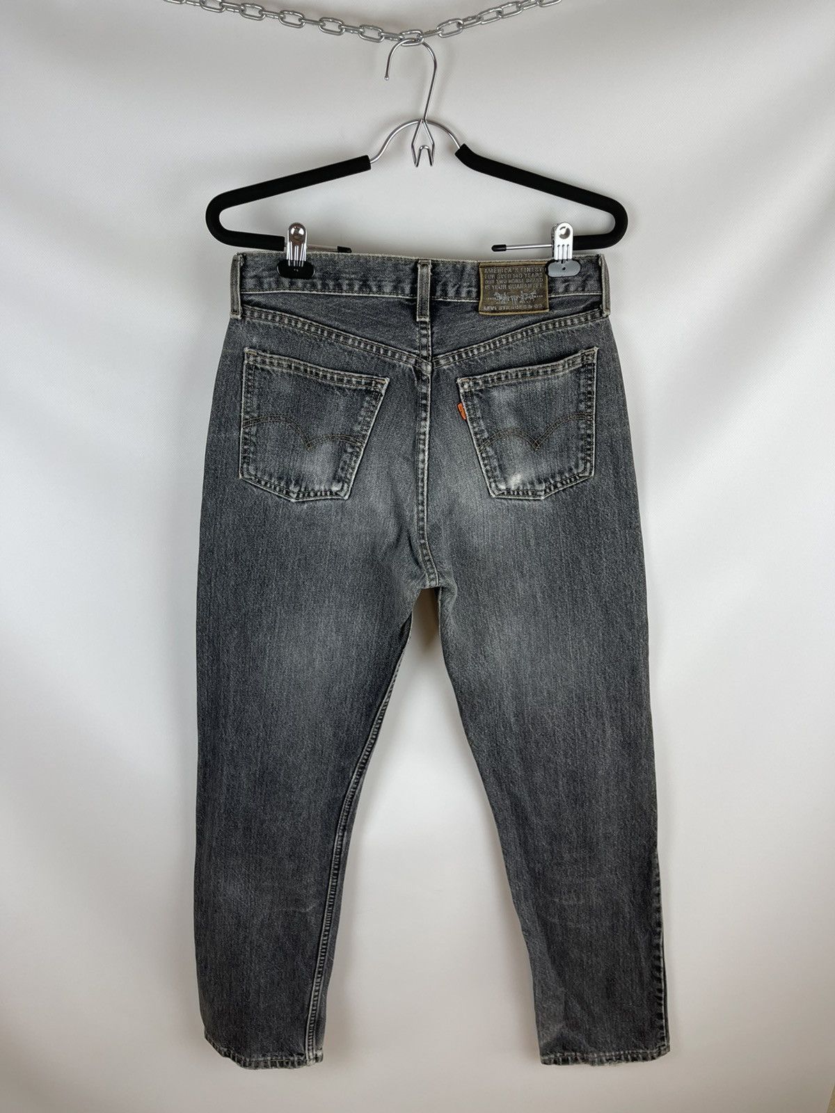 Levi's Levi’s 615 vintage grey distressed made in UK Orange tab Size US 31 - 1 Thumbnail