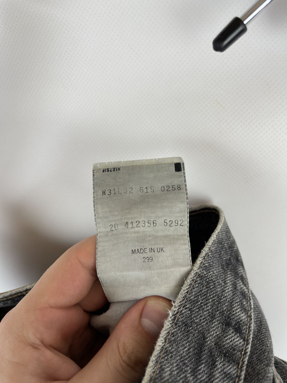 Levi's Levi’s 615 vintage grey distressed made in UK Orange tab Size US 31 - 16 Thumbnail