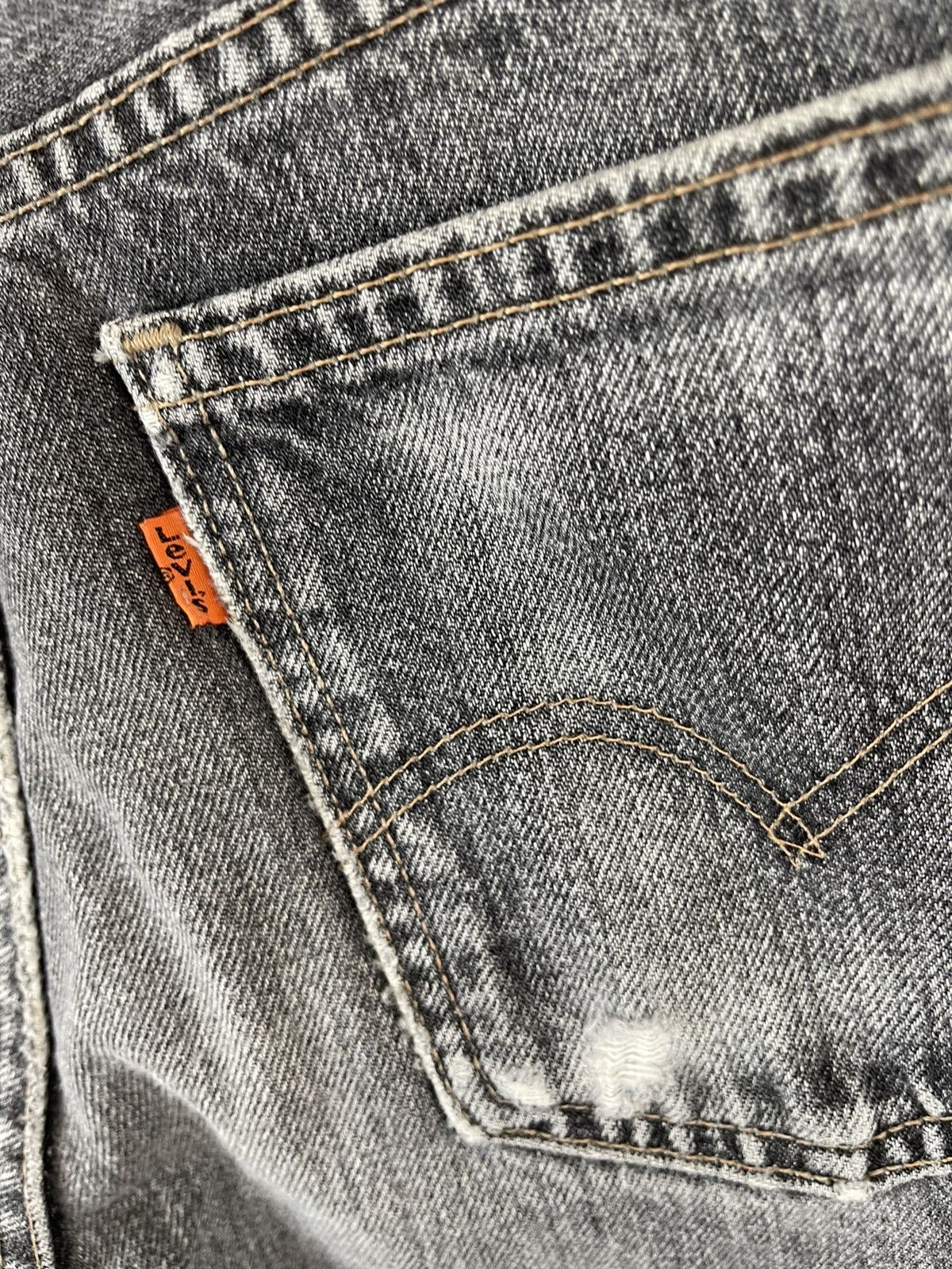 Levi's Levi’s 615 vintage grey distressed made in UK Orange tab Size US 31 - 8 Thumbnail