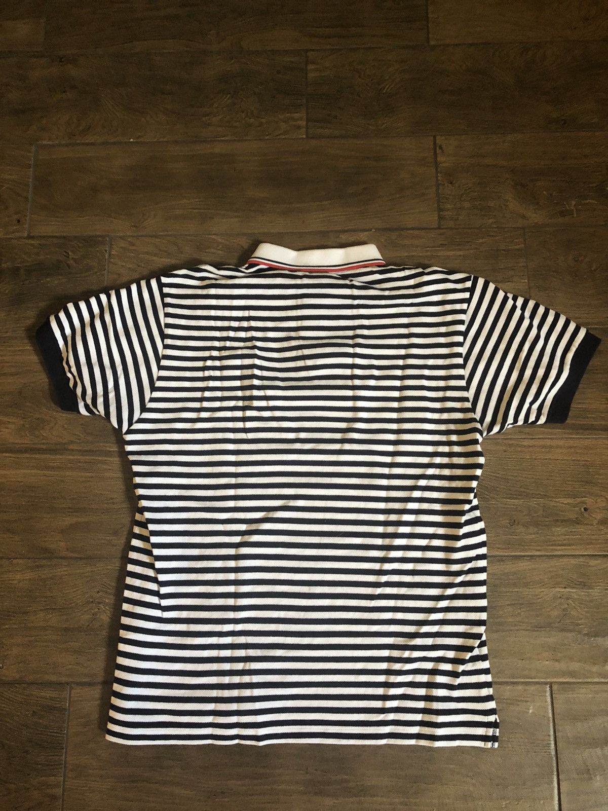 Bape × Lacoste Bape x Lacoste Striped Polo Shirt S/S Collab Size US M / EU 48-50 / 2 - 3 Thumbnail