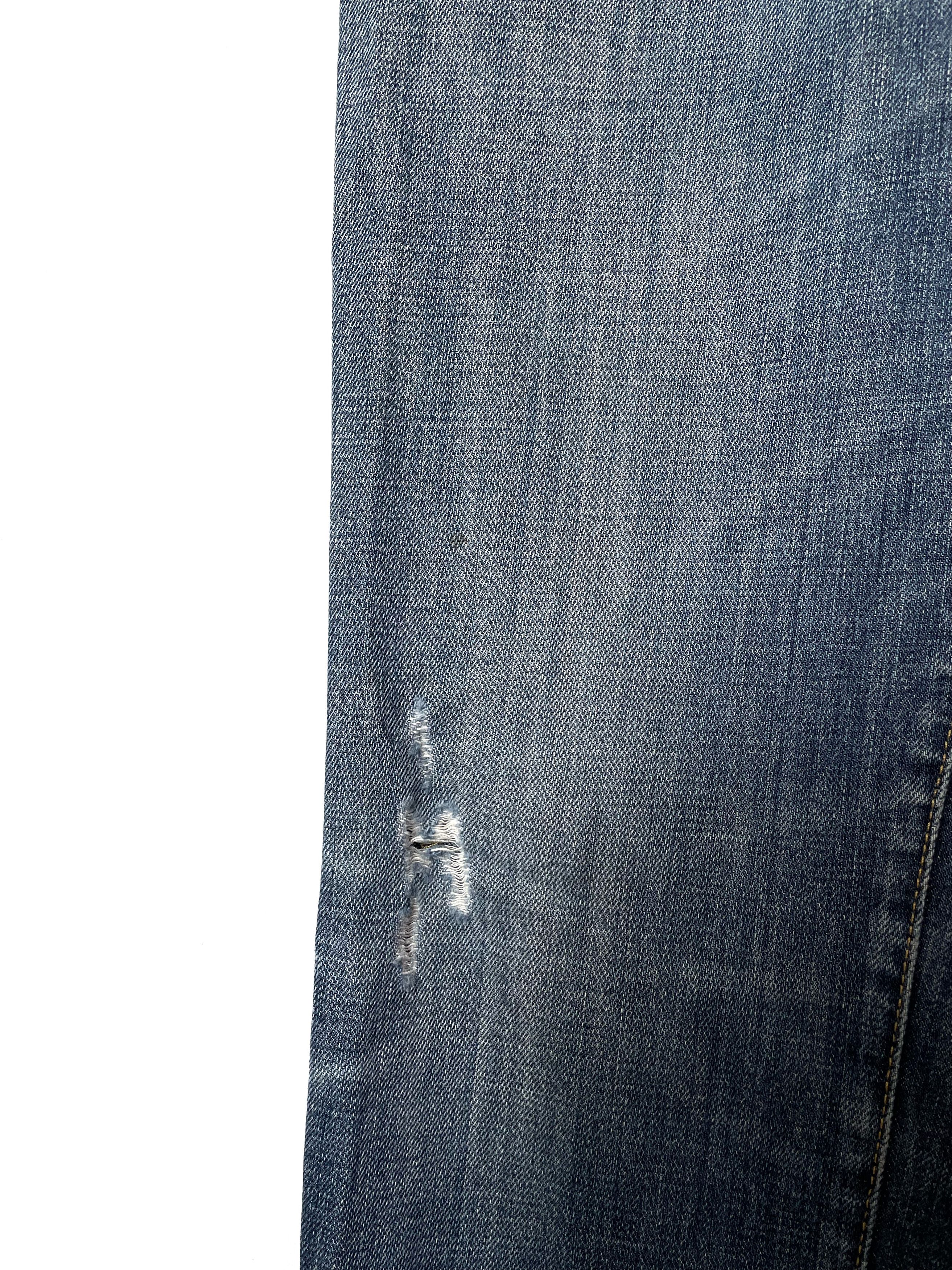 Dolce & Gabbana Dolce & Gabbana Size 50 Blue Fade & Holes Size US 31 - 2 Thumbnail