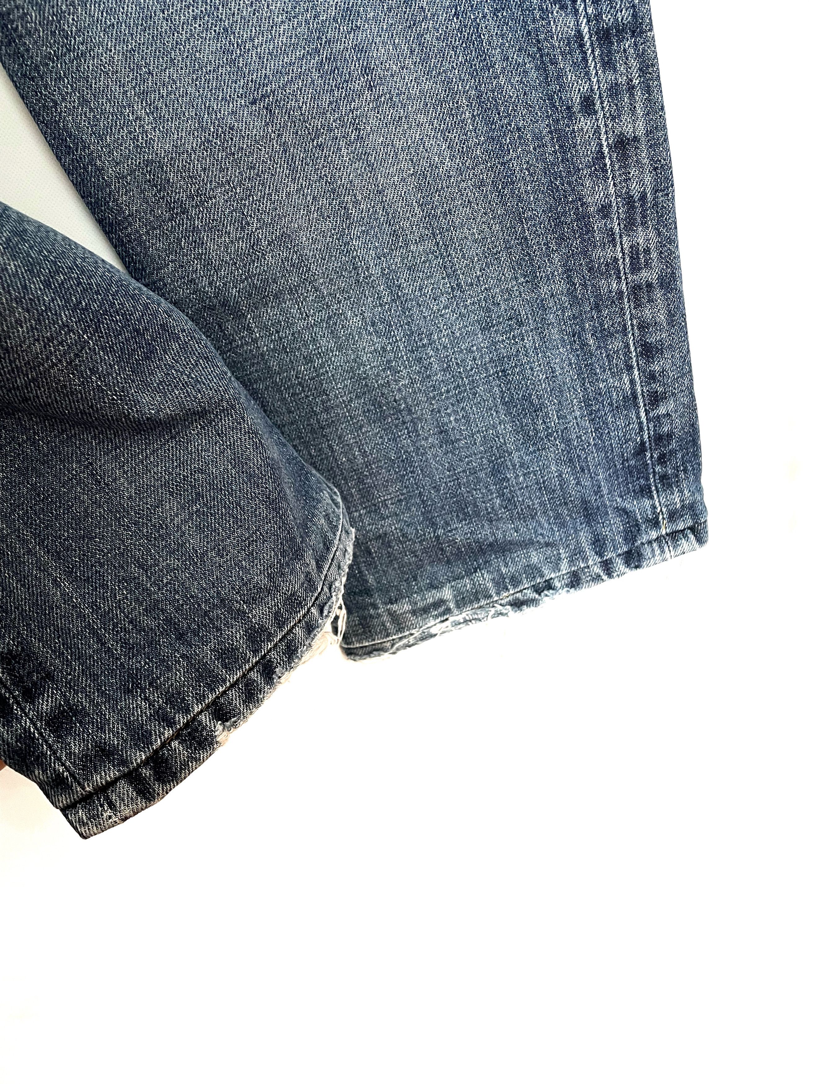 Dolce & Gabbana Dolce & Gabbana Size 50 Blue Fade & Holes Size US 31 - 7 Thumbnail