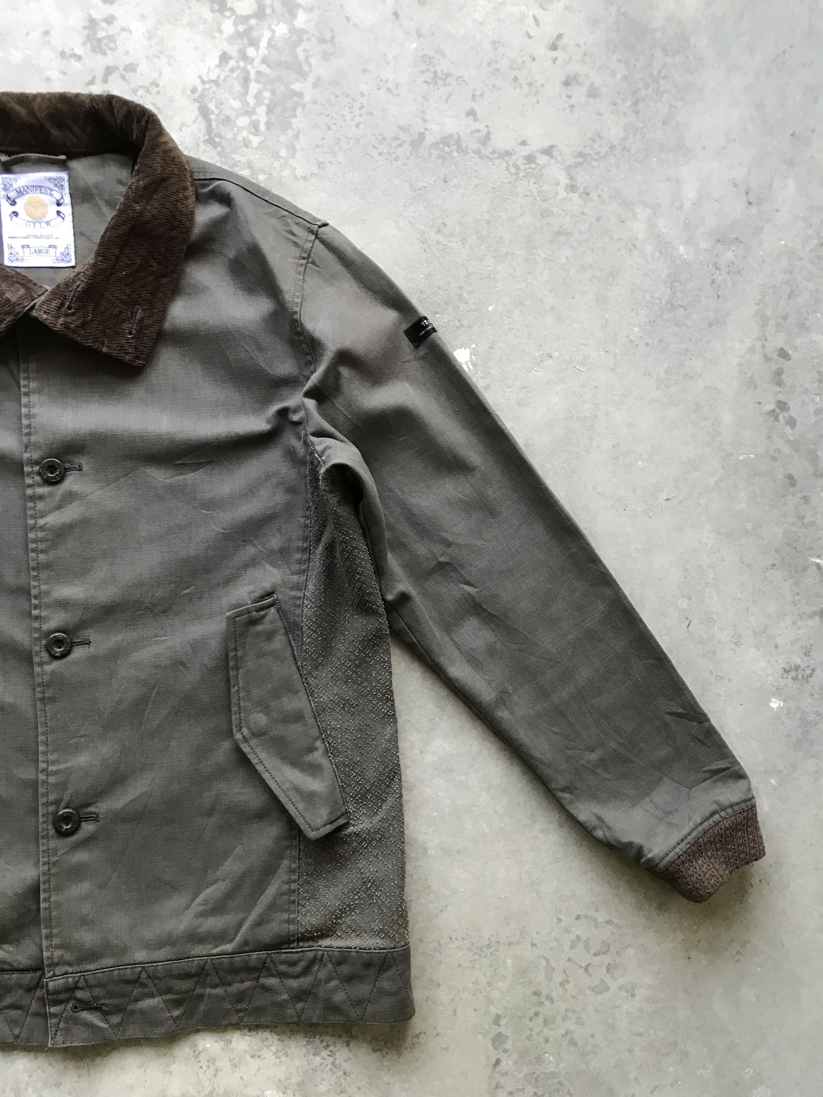 Japanese Brand J14 - Manifest GELW Japan Harrington Style 3 Tones Jacket Size US M / EU 48-50 / 2 - 4 Thumbnail