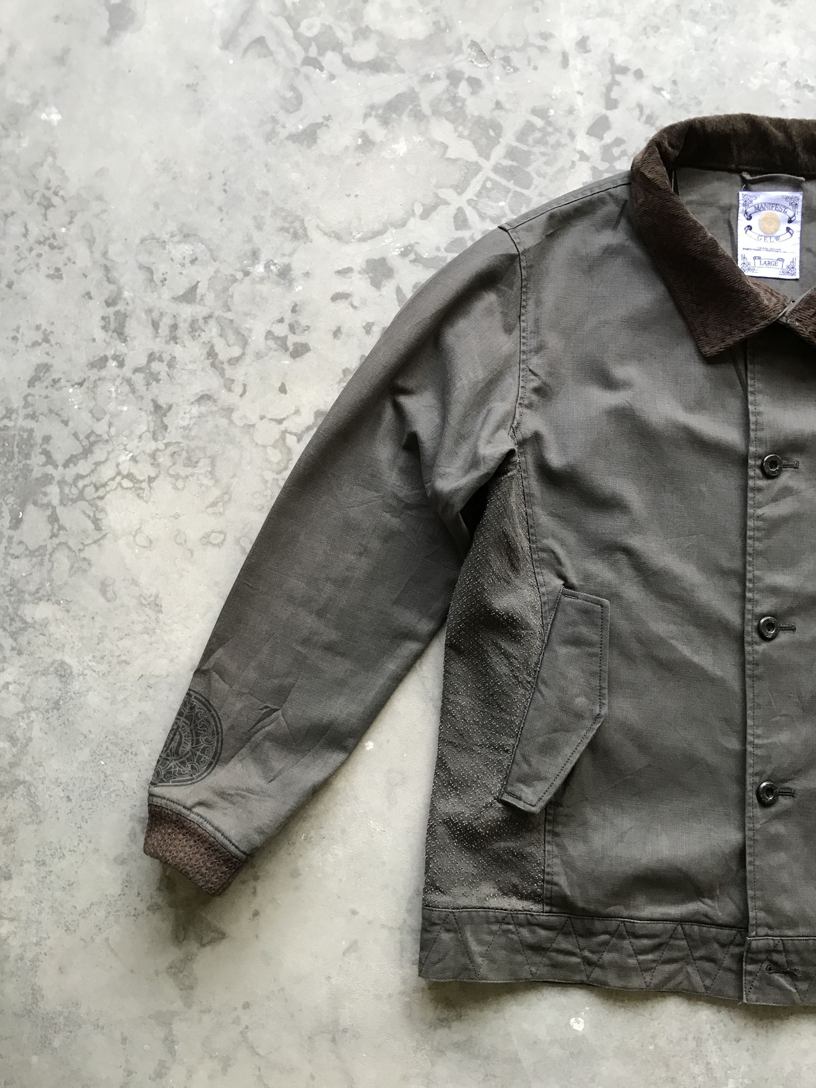 Japanese Brand J14 - Manifest GELW Japan Harrington Style 3 Tones Jacket Size US M / EU 48-50 / 2 - 5 Thumbnail