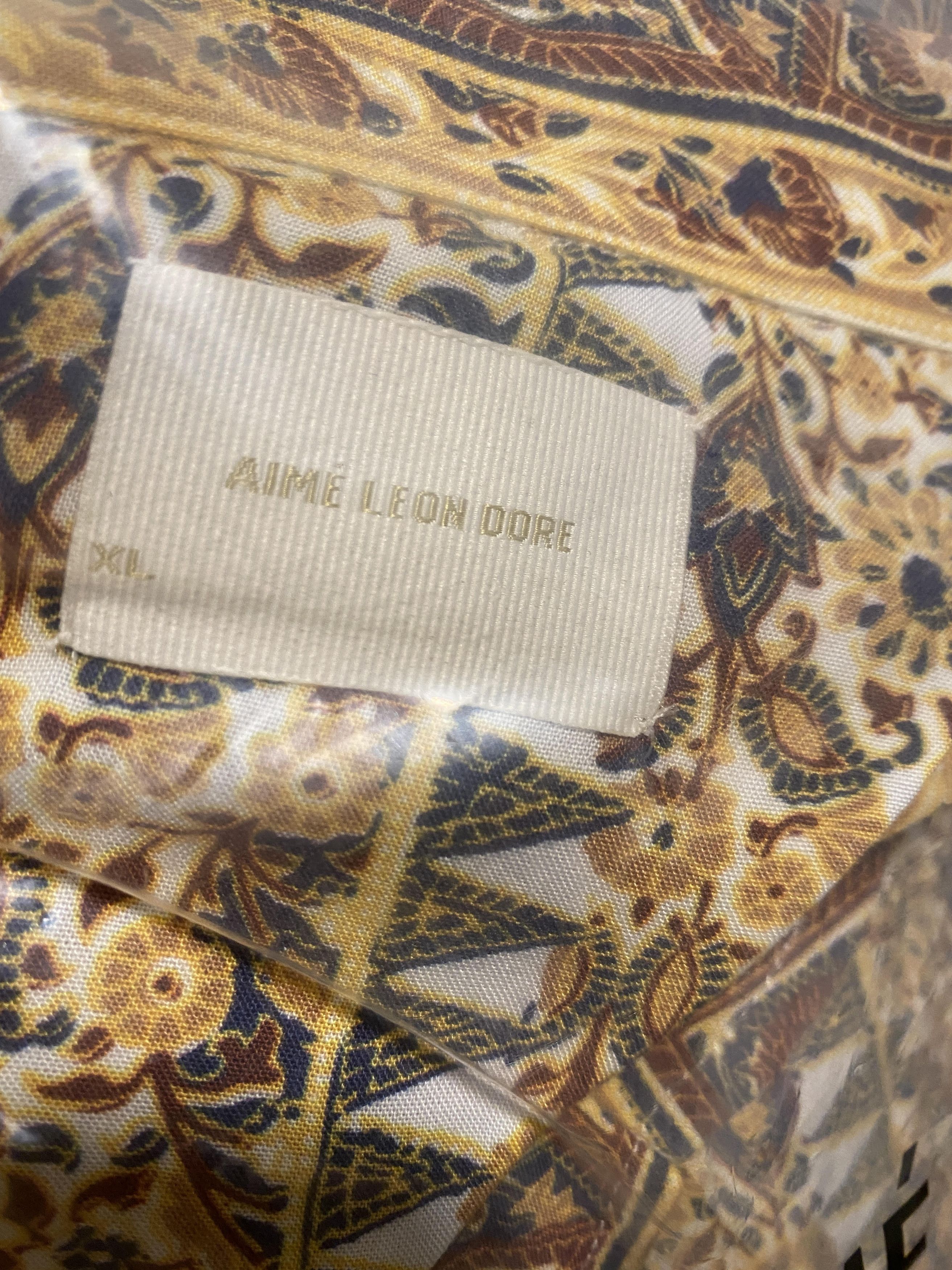 Aime Leon Dore Aime Leon Dore Printed Leisure Shirt- barocco bronze Size US XL / EU 56 / 4 - 4 Thumbnail