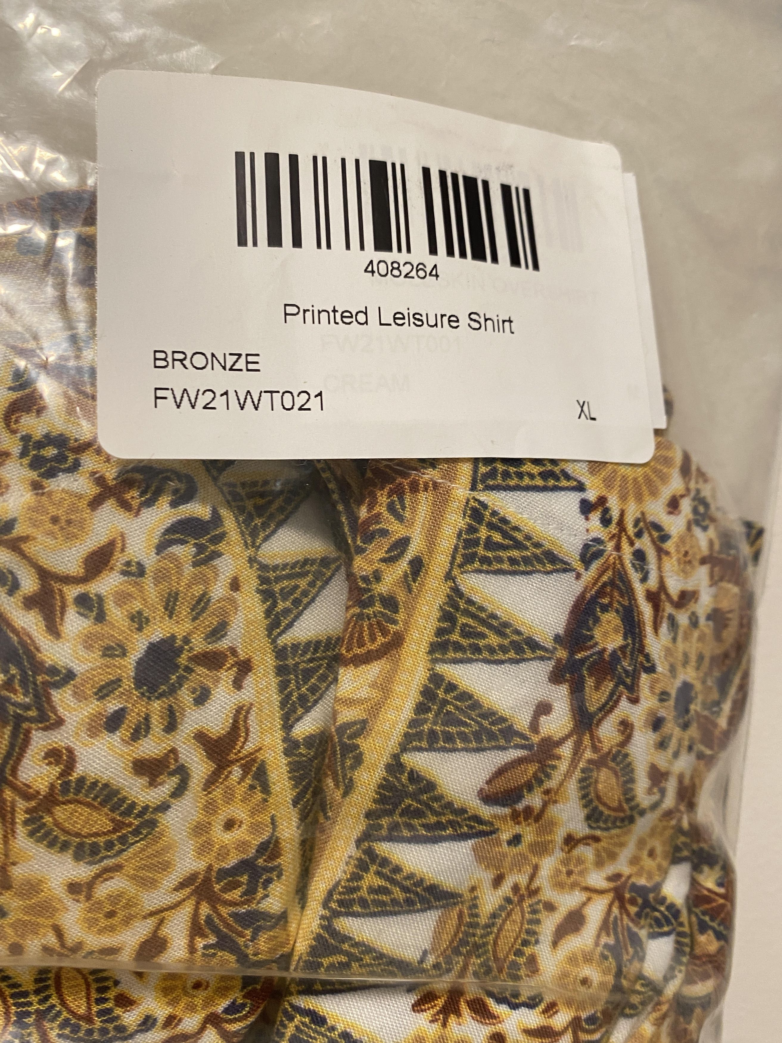 Aime Leon Dore Aime Leon Dore Printed Leisure Shirt- barocco bronze Size US XL / EU 56 / 4 - 5 Thumbnail