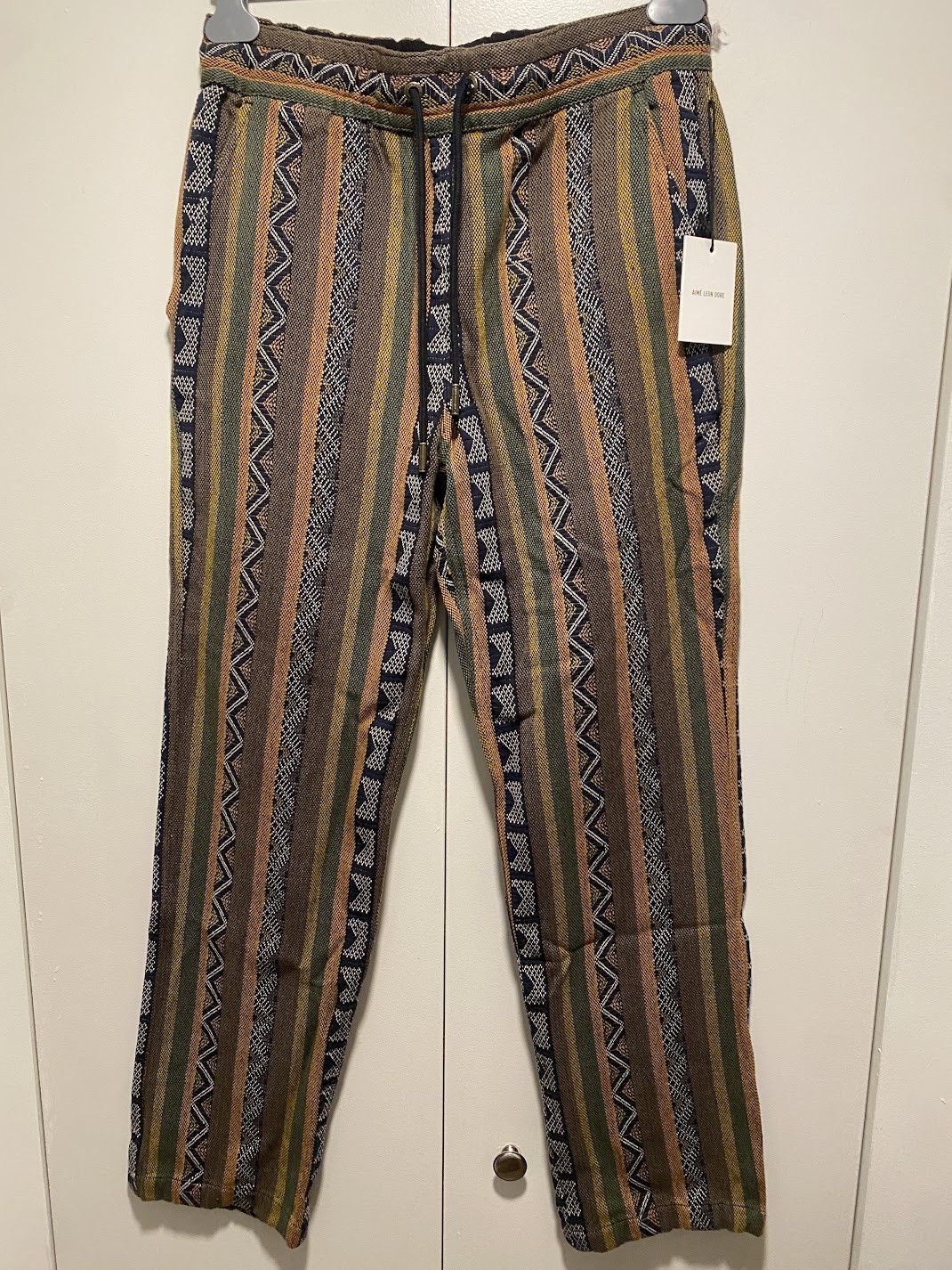 Aime Leon Dore Aime Leon Dore Baja Leisure Pant - Yellow ALD charcoal art Size US 30 / EU 46 - 1 Thumbnail