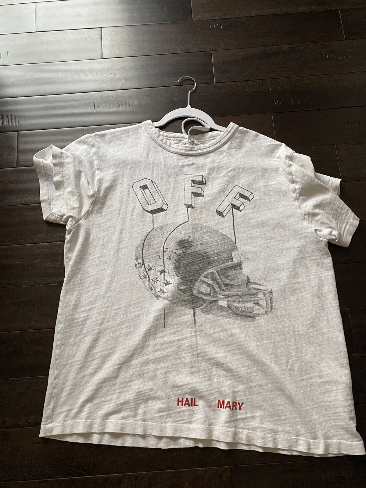 Off-White Off-White Fall/Winter 2015 Hail Mary Tee Size US S / EU 44-46 / 1 - 1 Thumbnail