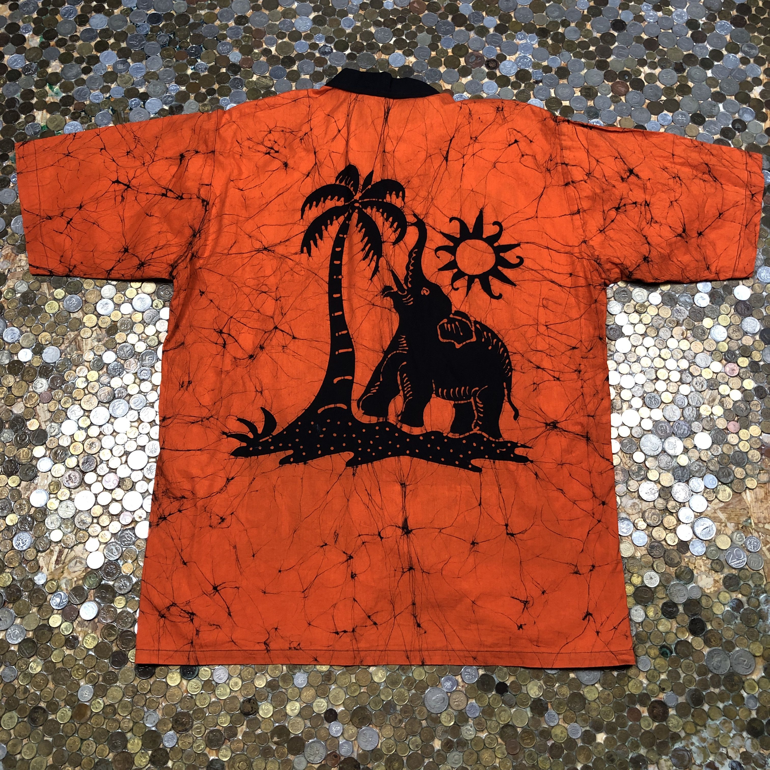 Vintage Elephant Vintage Short Sleeve Shirt Size US L / EU 52-54 / 3 - 4 Thumbnail