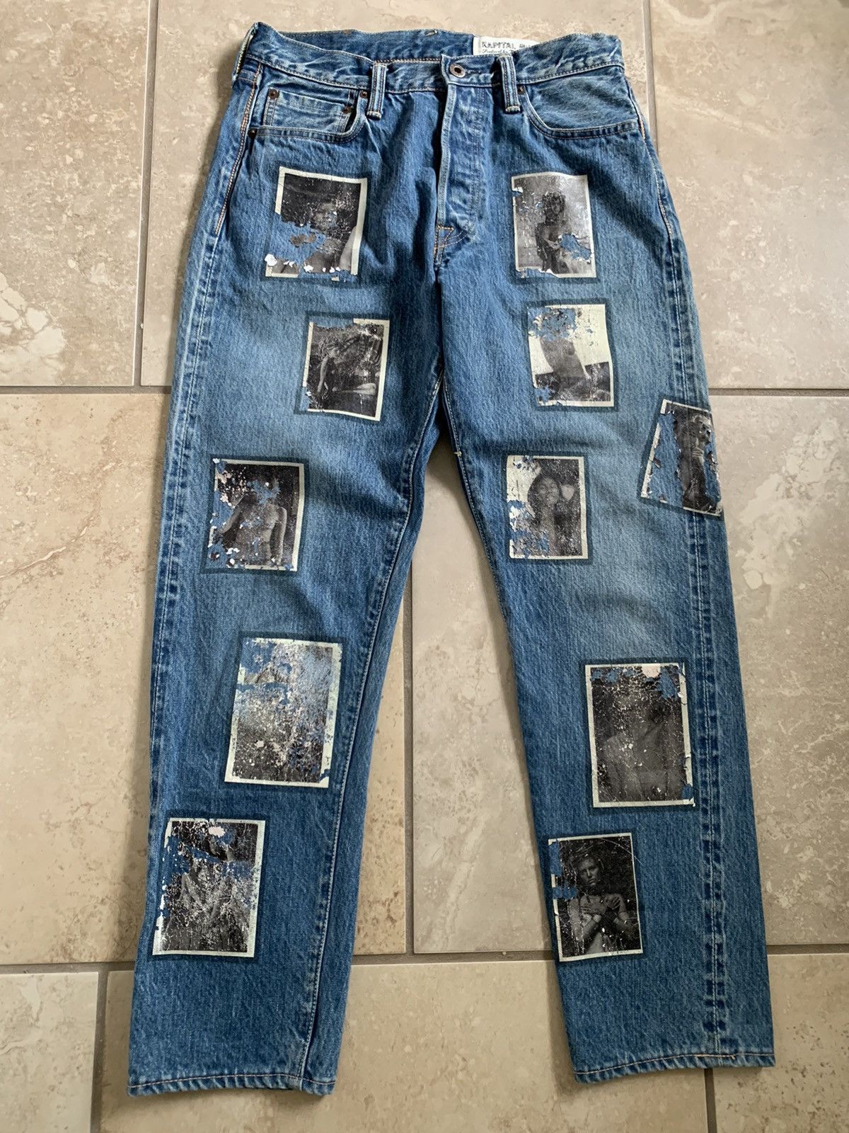 Kapital Kapital nude portraits selvedge denim jeans | Grailed