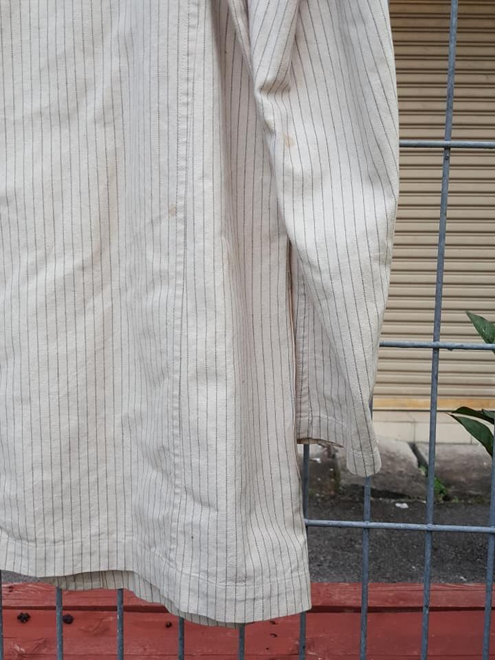 Yohji Yamamoto Y's Yohji Yamamoto Pin Stripe Light Coat Jacket Size US L / EU 52-54 / 3 - 10 Thumbnail