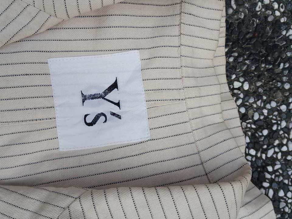 Yohji Yamamoto Y's Yohji Yamamoto Pin Stripe Light Coat Jacket Size US L / EU 52-54 / 3 - 8 Thumbnail