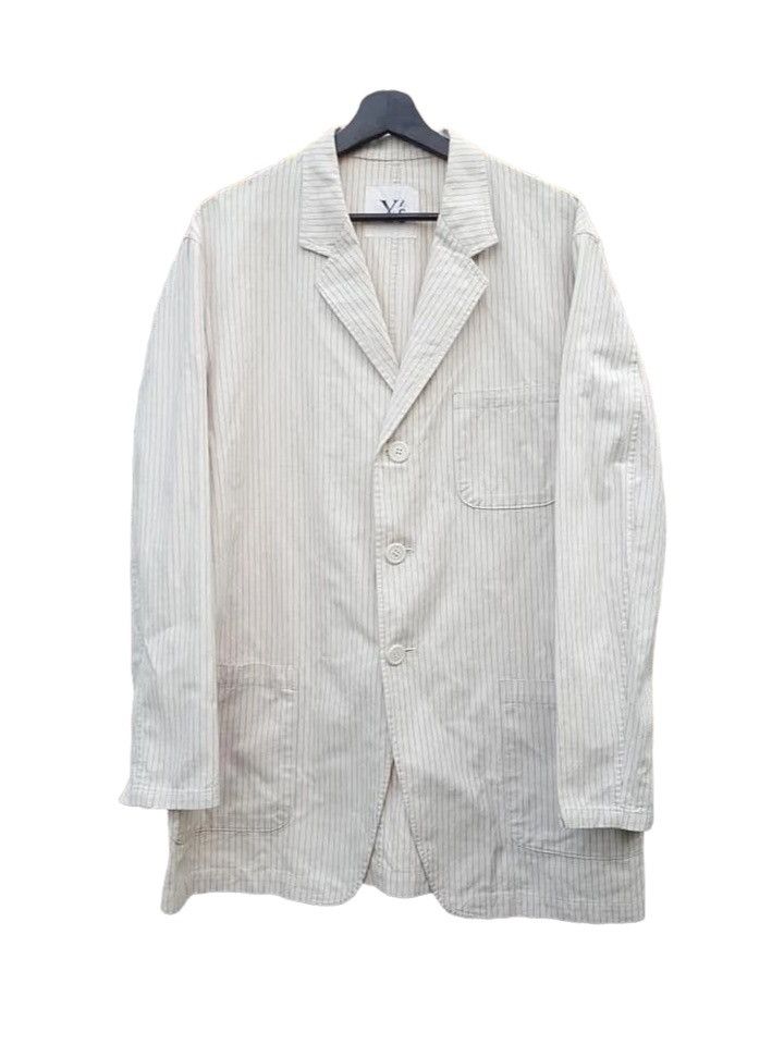 Y's Yohji Yamamoto Pin Stripe Light Coat Jacket