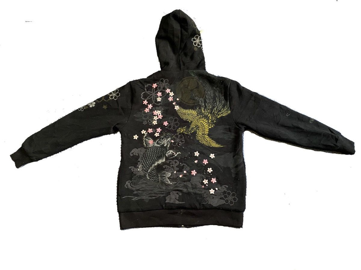 Japanese Brand JAPAN BRAND HOODIES SUKAJAN KOI FISH VS PHOENIX DESIGN Size US M / EU 48-50 / 2 - 1 Thumbnail