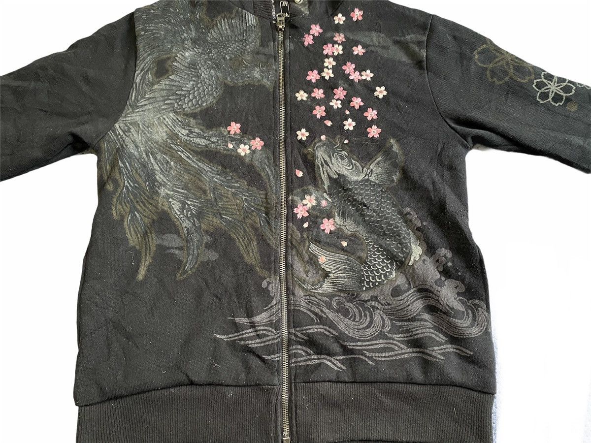 Japanese Brand JAPAN BRAND HOODIES SUKAJAN KOI FISH VS PHOENIX DESIGN Size US M / EU 48-50 / 2 - 3 Thumbnail