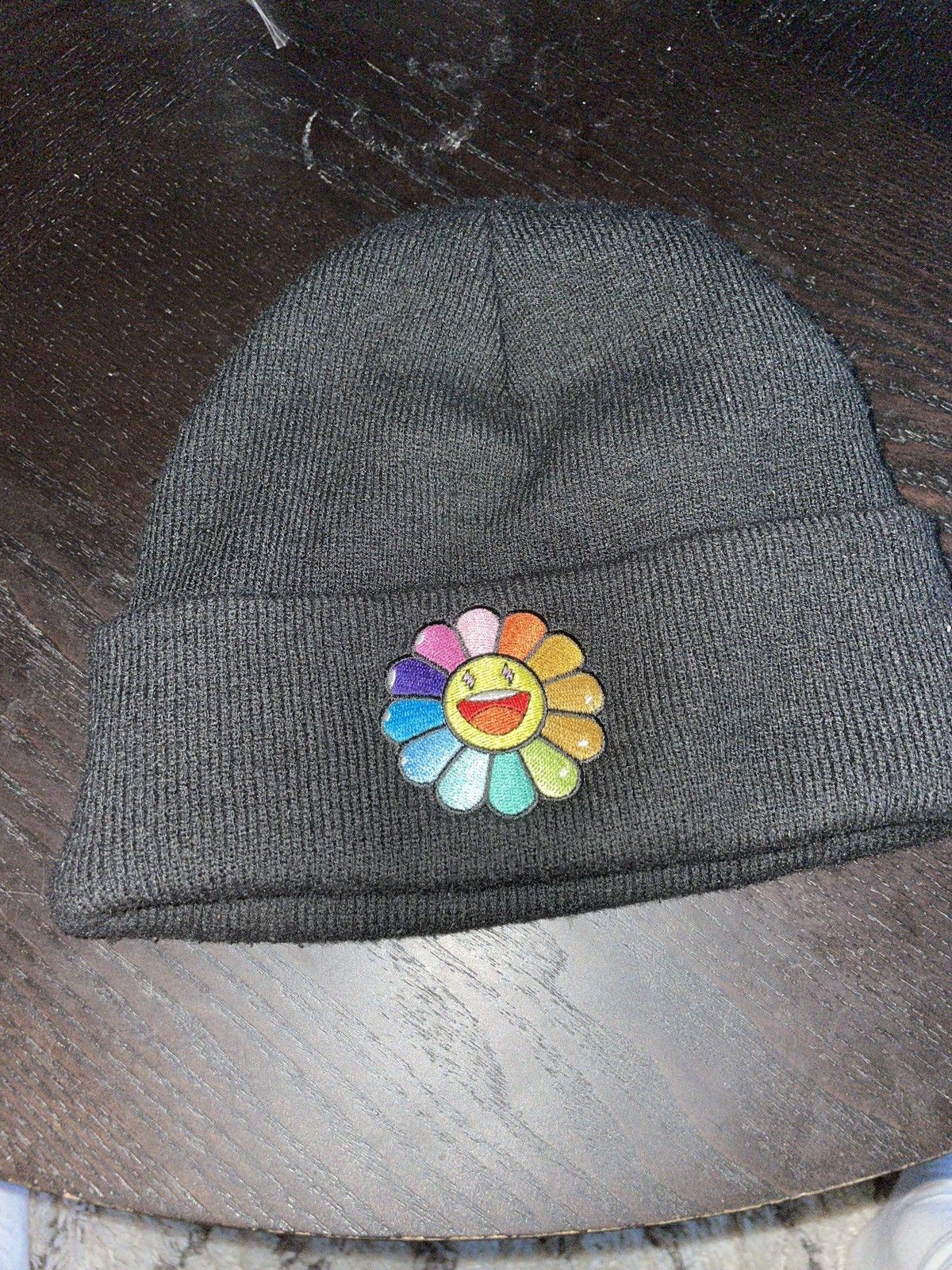 Takashi Murakami Takashi Murakami x J Balvin Rainbow Flower Beanie