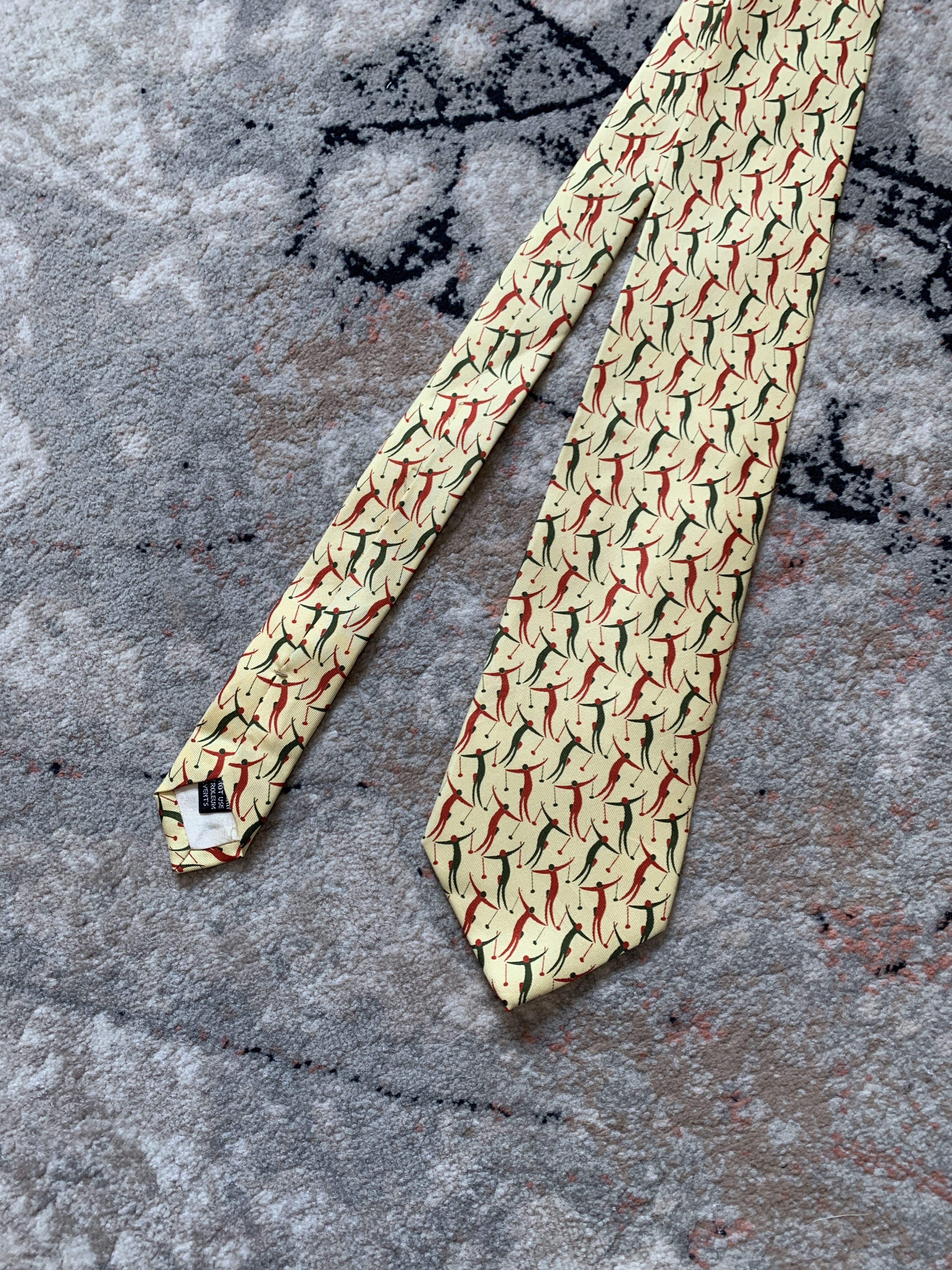 Gucci Gucci Vintage Silk Tie Size ONE SIZE - 2 Thumbnail