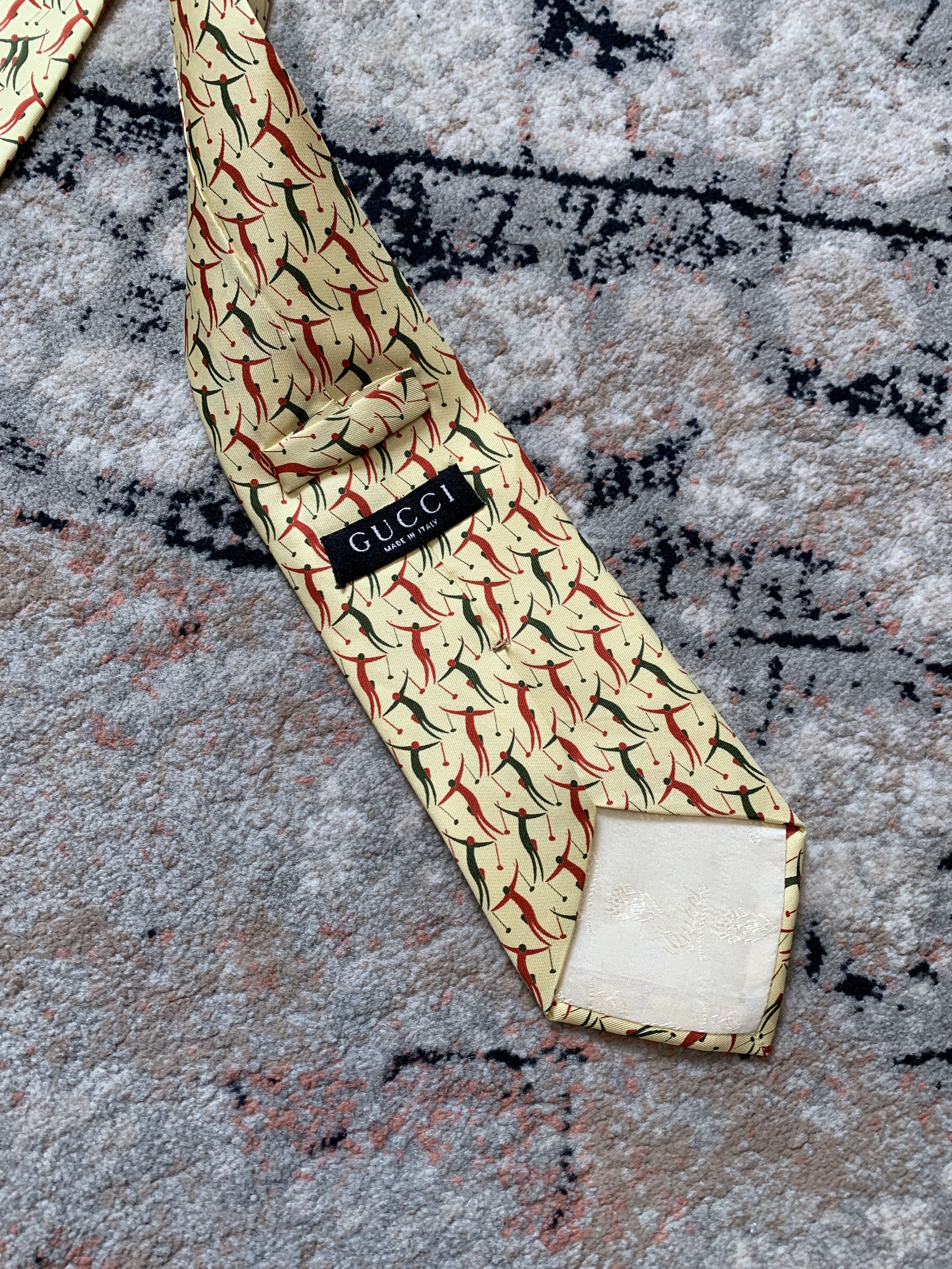 Gucci Gucci Vintage Silk Tie Size ONE SIZE - 3 Thumbnail