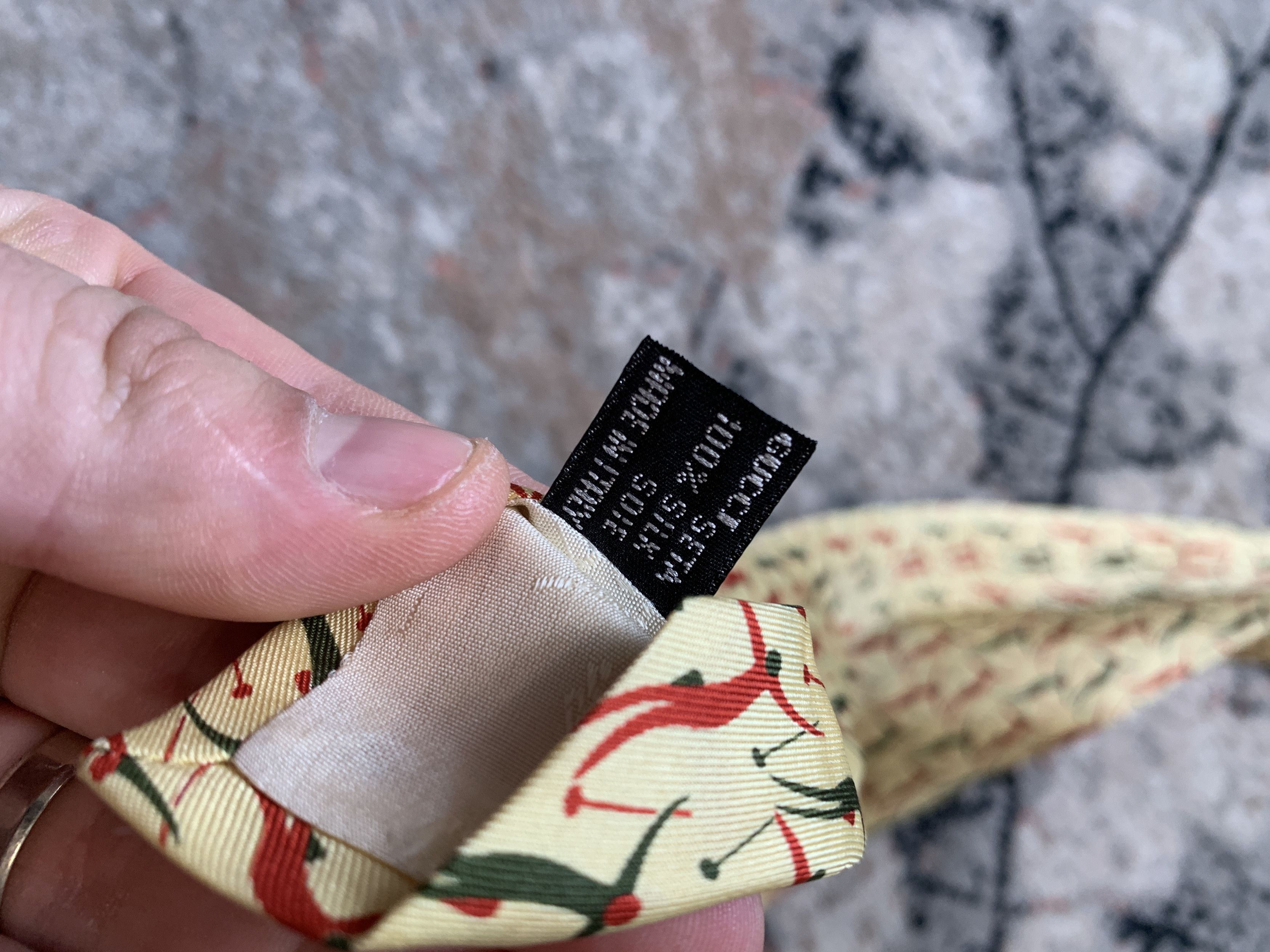 Gucci Gucci Vintage Silk Tie Size ONE SIZE - 5 Thumbnail