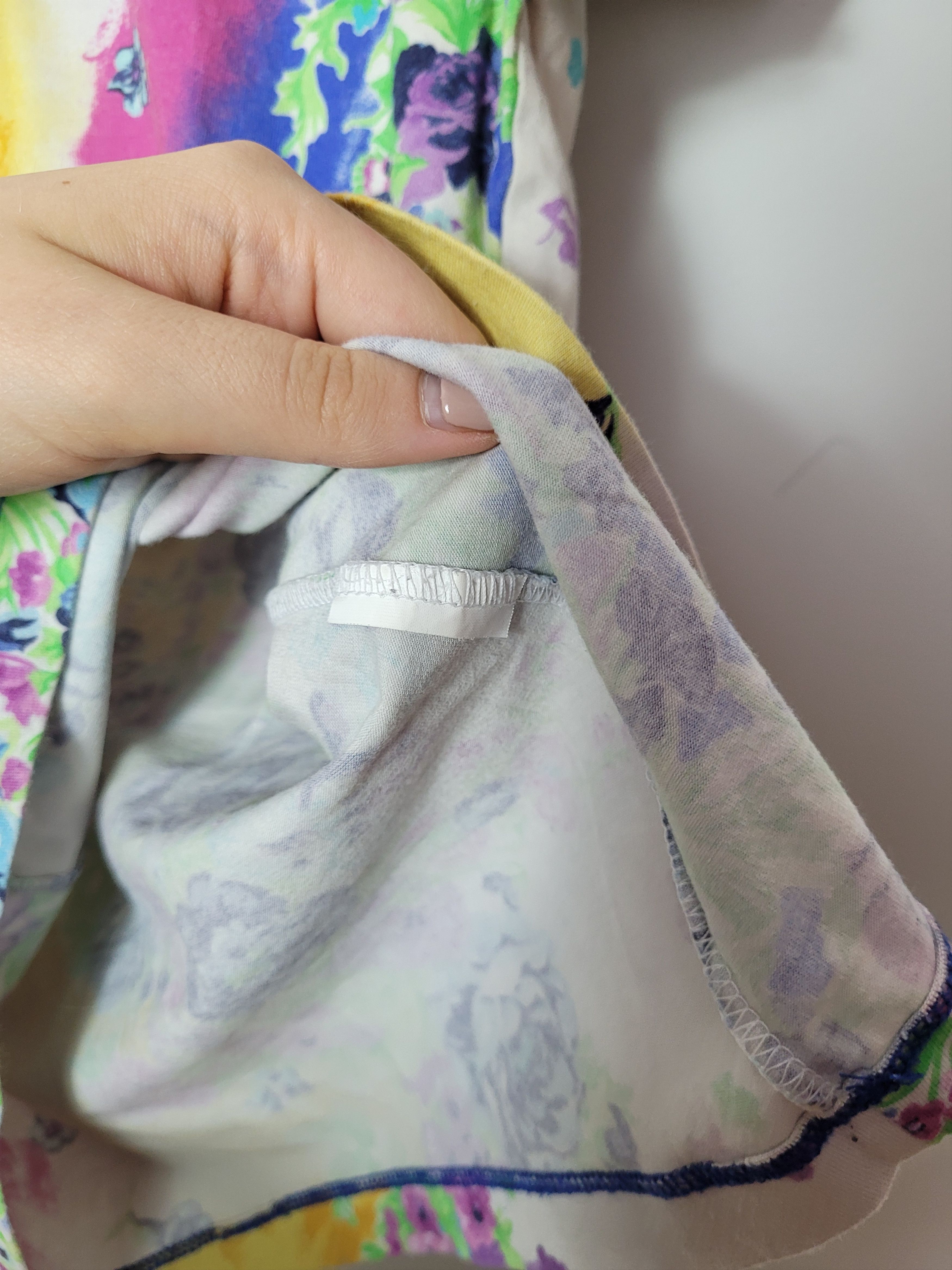 Versace Versace Vintage 90s Floral Top Size US S / EU 44-46 / 1 - 6 Thumbnail