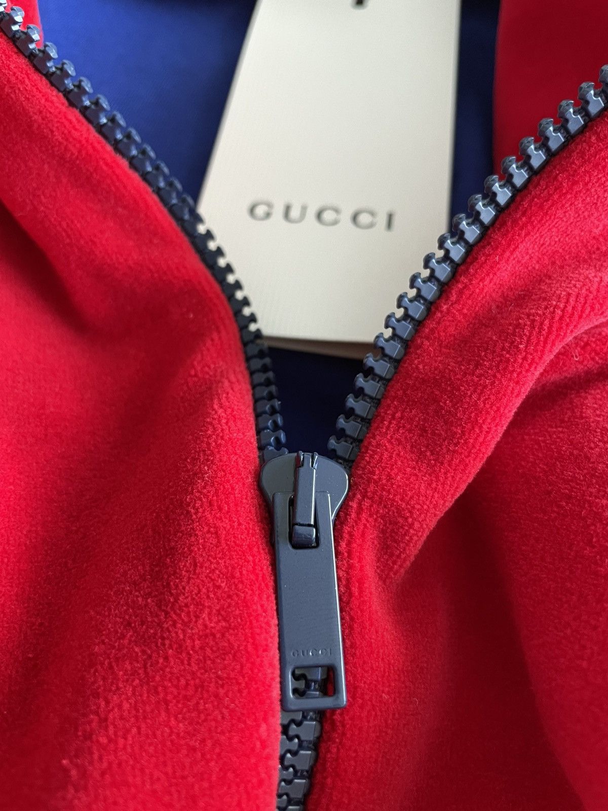 Gucci Super Limited Gucci Runway Logo Velvet Velour Track Jacket Size US XL / EU 56 / 4 - 13 Thumbnail