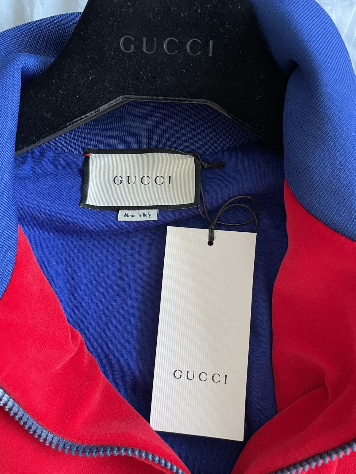 Gucci Super Limited Gucci Runway Logo Velvet Velour Track Jacket Size US XL / EU 56 / 4 - 10 Thumbnail