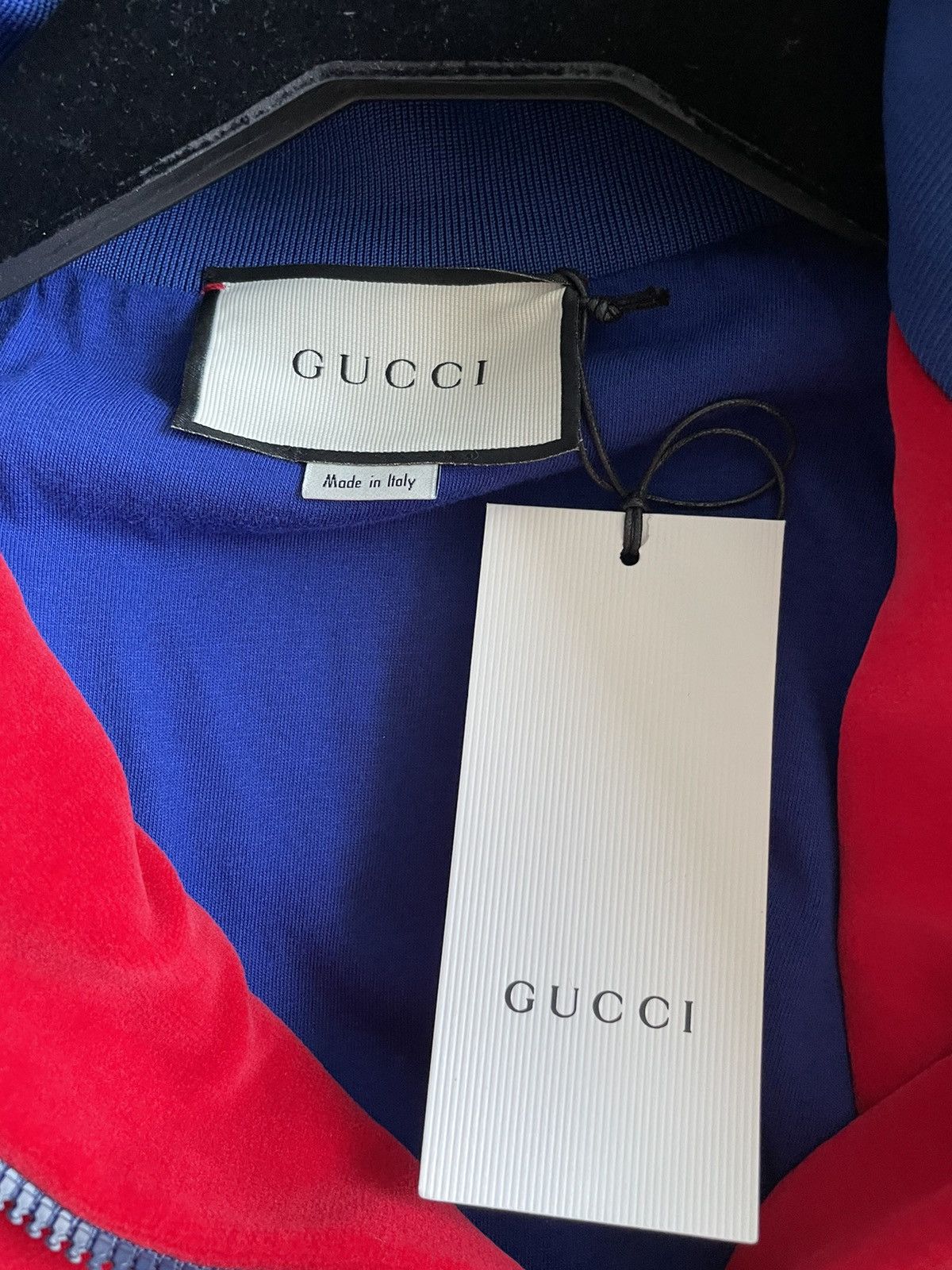 Gucci Super Limited Gucci Runway Logo Velvet Velour Track Jacket Size US XL / EU 56 / 4 - 9 Thumbnail