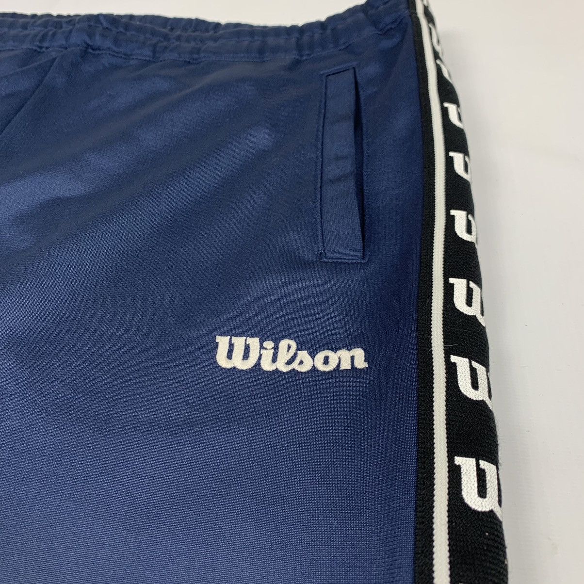 Vintage Vintage Wilson Side Logo Track Pant Size US 37 - 4 Thumbnail