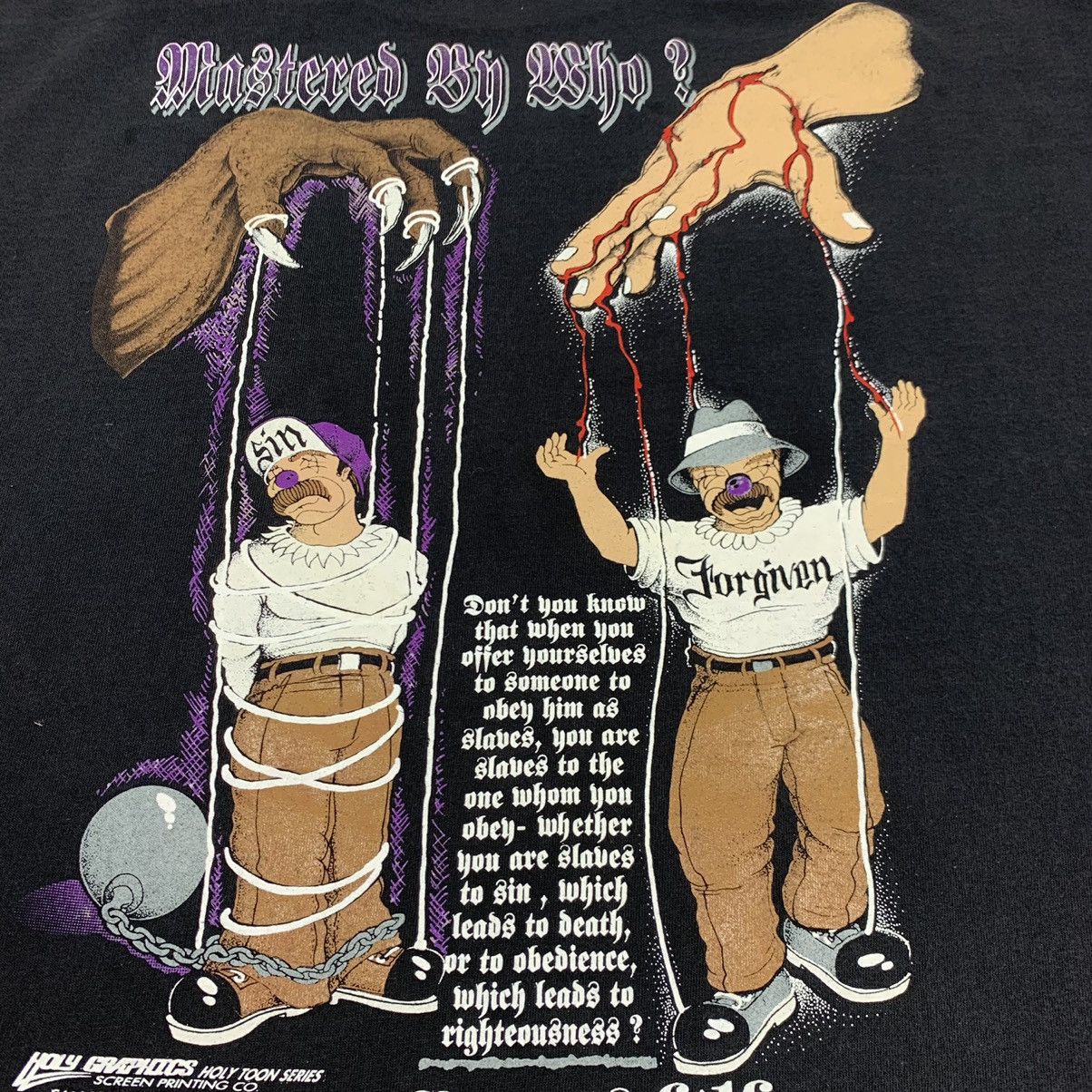 Vintage Vintage 1995 Puppet Graphic Pop Art Shirt Size US XXL / EU 58 / 5 - 3 Thumbnail