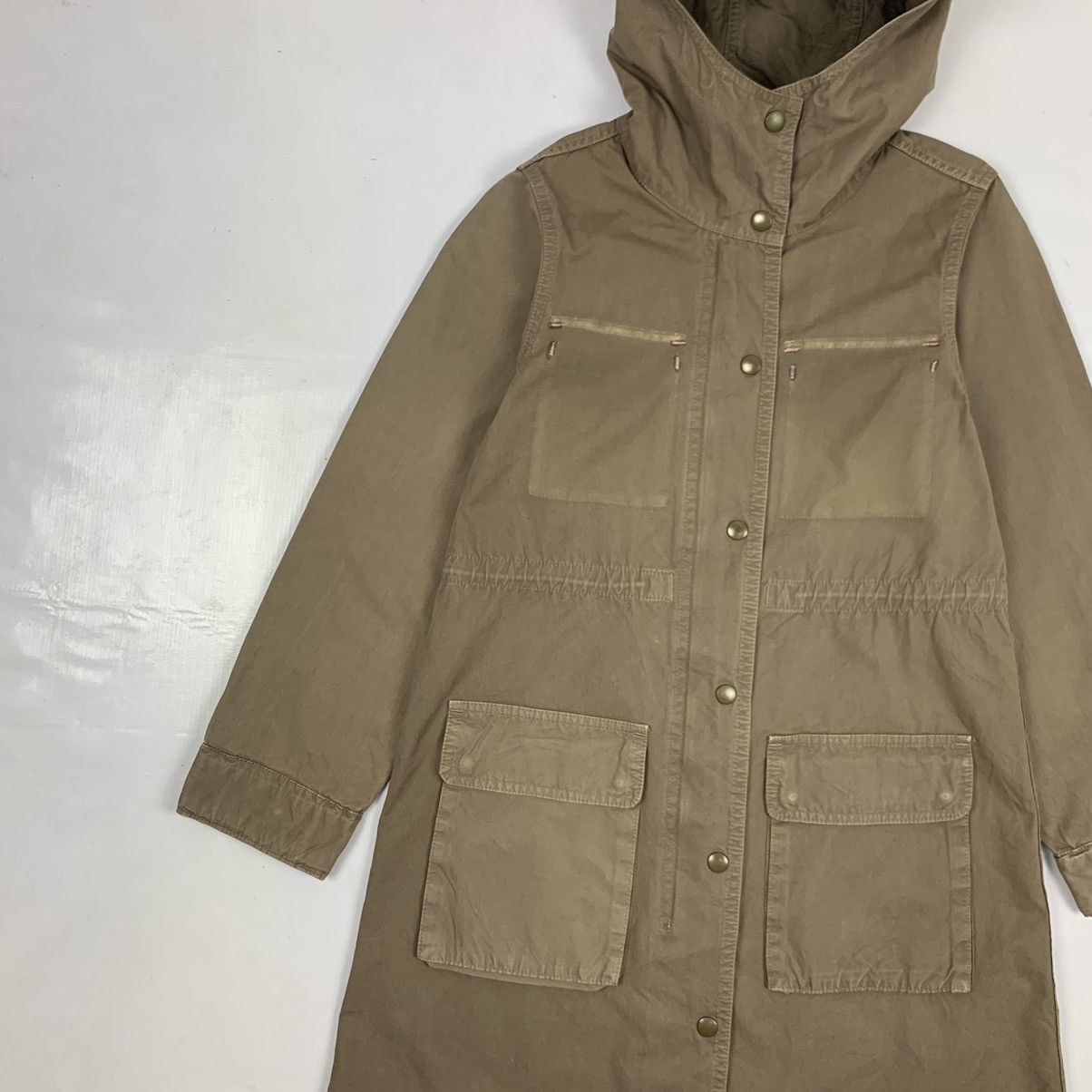 Japanese Brand Vintage IENA Japanese Brand Snap Button Zipper Parka Jacket Size US S / EU 44-46 / 1 - 2 Thumbnail