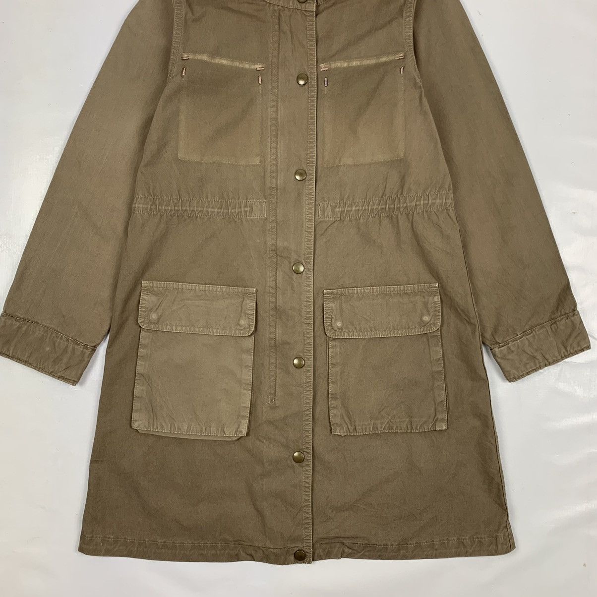 Japanese Brand Vintage IENA Japanese Brand Snap Button Zipper Parka Jacket Size US S / EU 44-46 / 1 - 4 Thumbnail