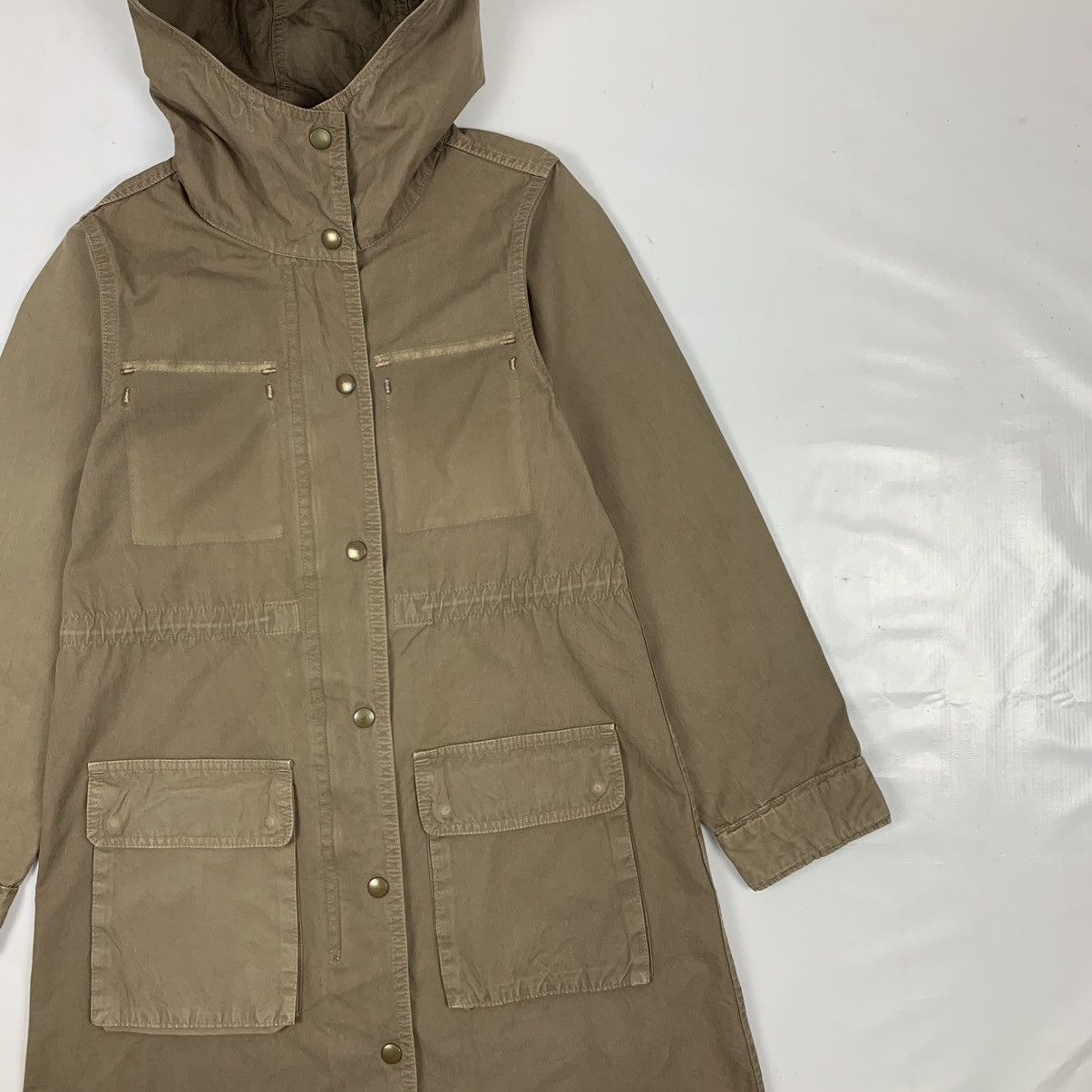 Japanese Brand Vintage IENA Japanese Brand Snap Button Zipper Parka Jacket Size US S / EU 44-46 / 1 - 3 Thumbnail