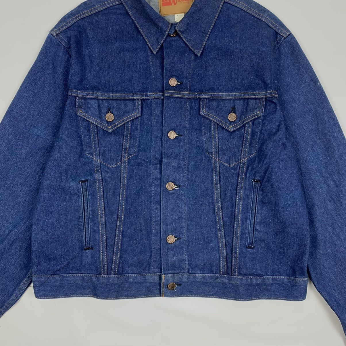 Vintage Vintage Designer Rugged Wear By B.o.g Denim Jacket Size US XL / EU 56 / 4 - 5 Thumbnail