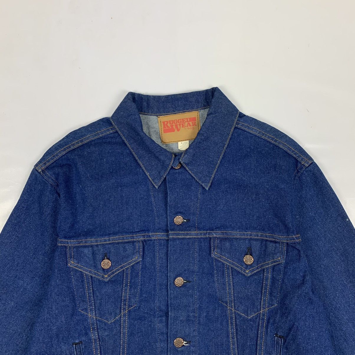 Vintage Vintage Designer Rugged Wear By B.o.g Denim Jacket Size US XL / EU 56 / 4 - 4 Thumbnail