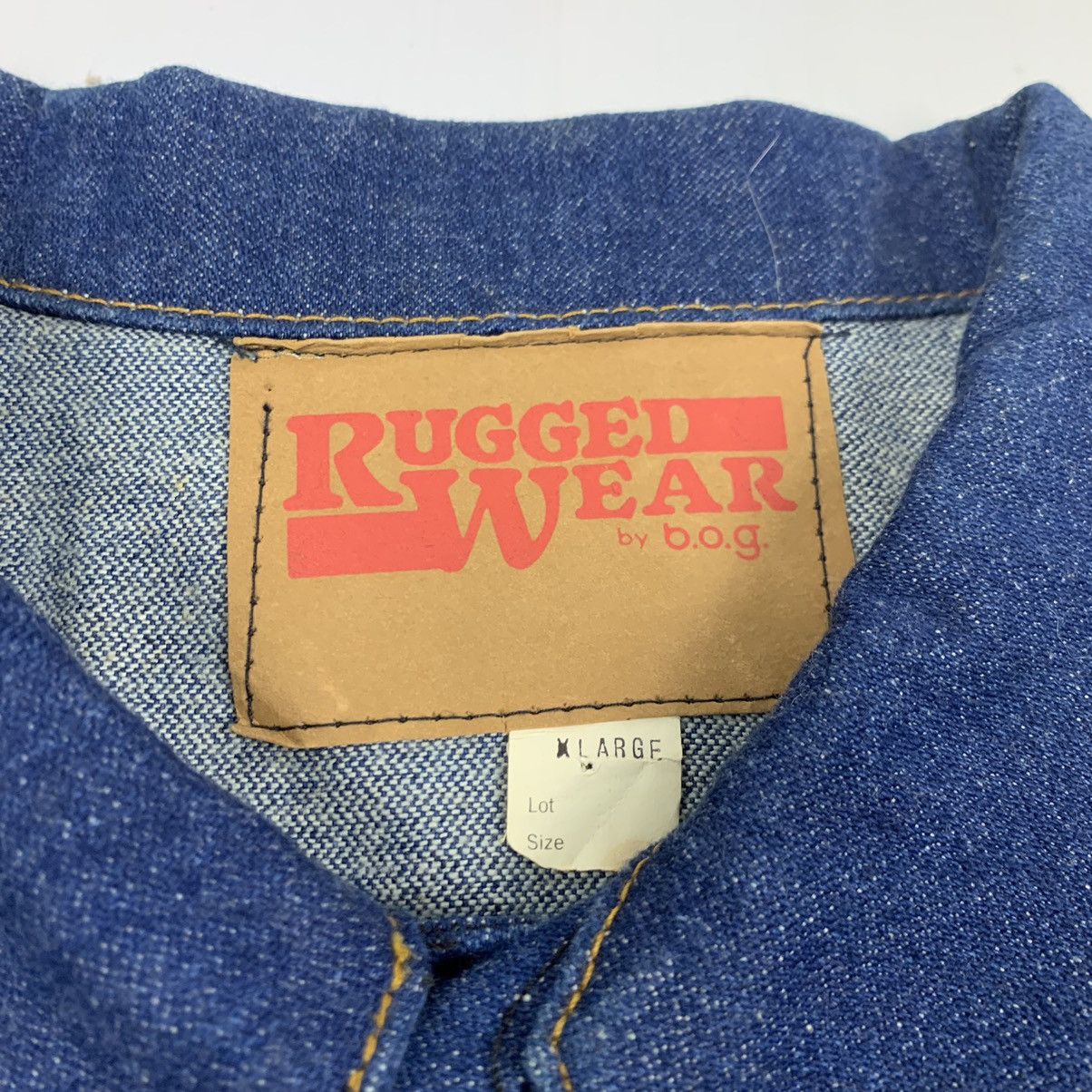 Vintage Vintage Designer Rugged Wear By B.o.g Denim Jacket Size US XL / EU 56 / 4 - 8 Thumbnail