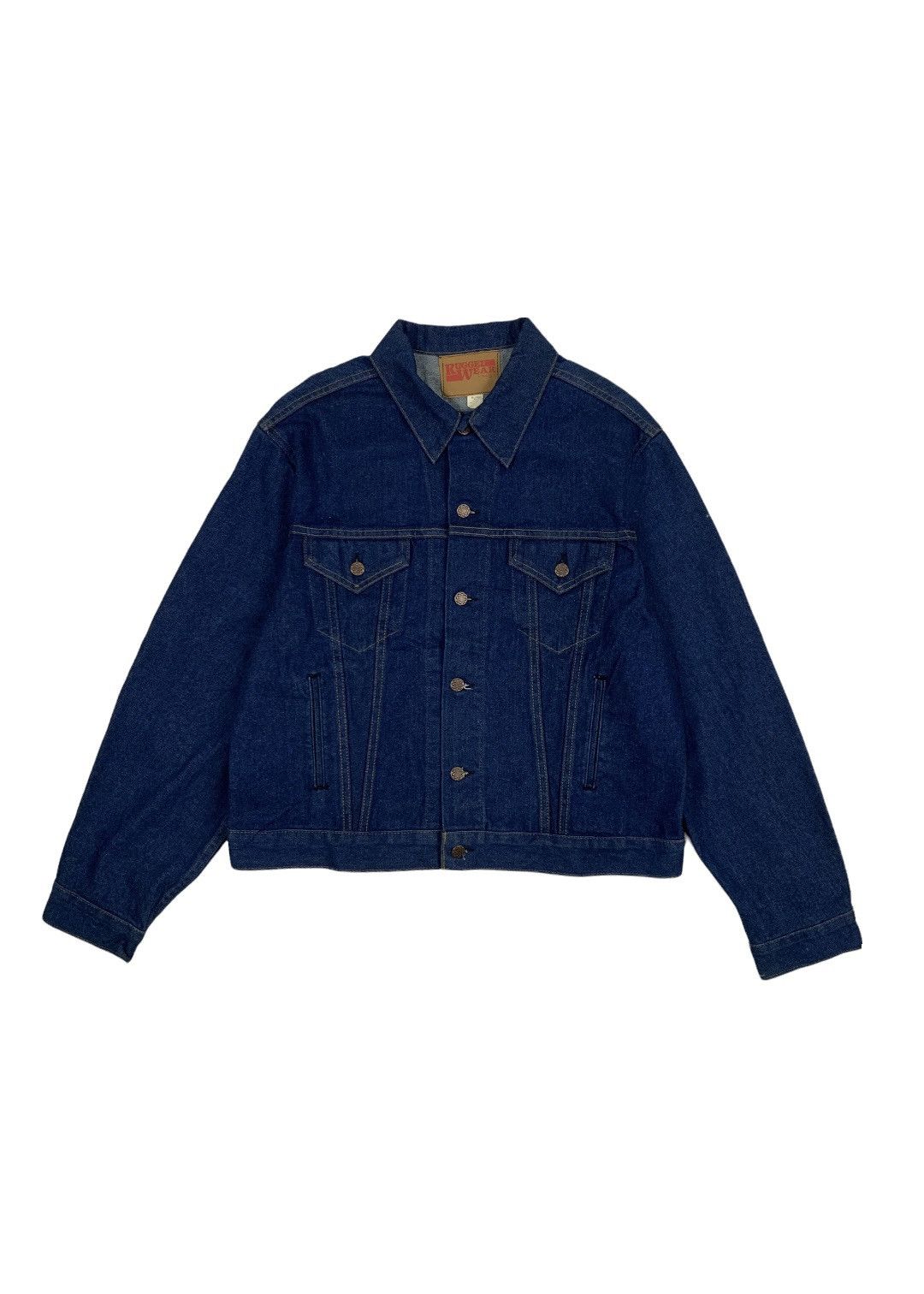 Vintage Vintage Designer Rugged Wear By B.o.g Denim Jacket Size US XL / EU 56 / 4 - 1 Thumbnail